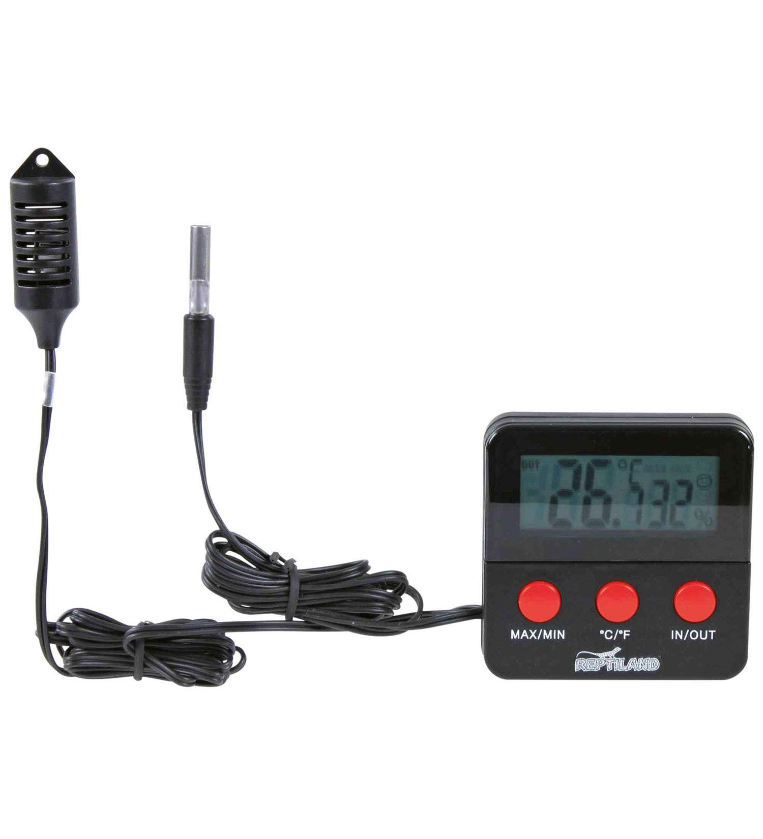 Trixie Digital Thermo/Hygrometer with Remote Sensor - for precise monitoring of the temperature and air hum - Buy Online on SooperMarket.com