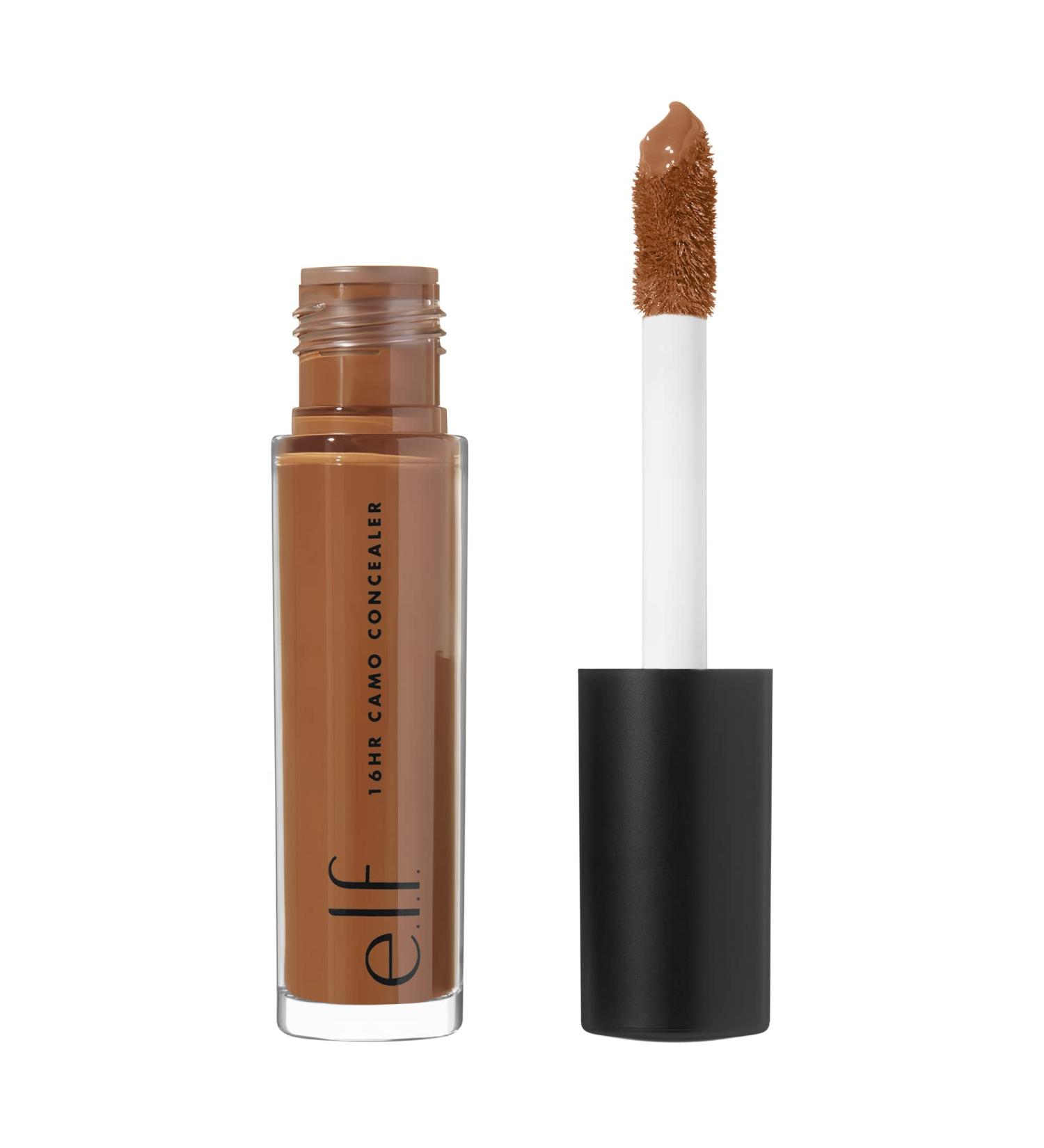 e.l.f. 16HR Camo Concealer in Rich Walnut 0.203 Fl Oz - Full Coverage, Matte Finish, Vegan & Cruelty-Free - Buy Online on SooperMarket.com