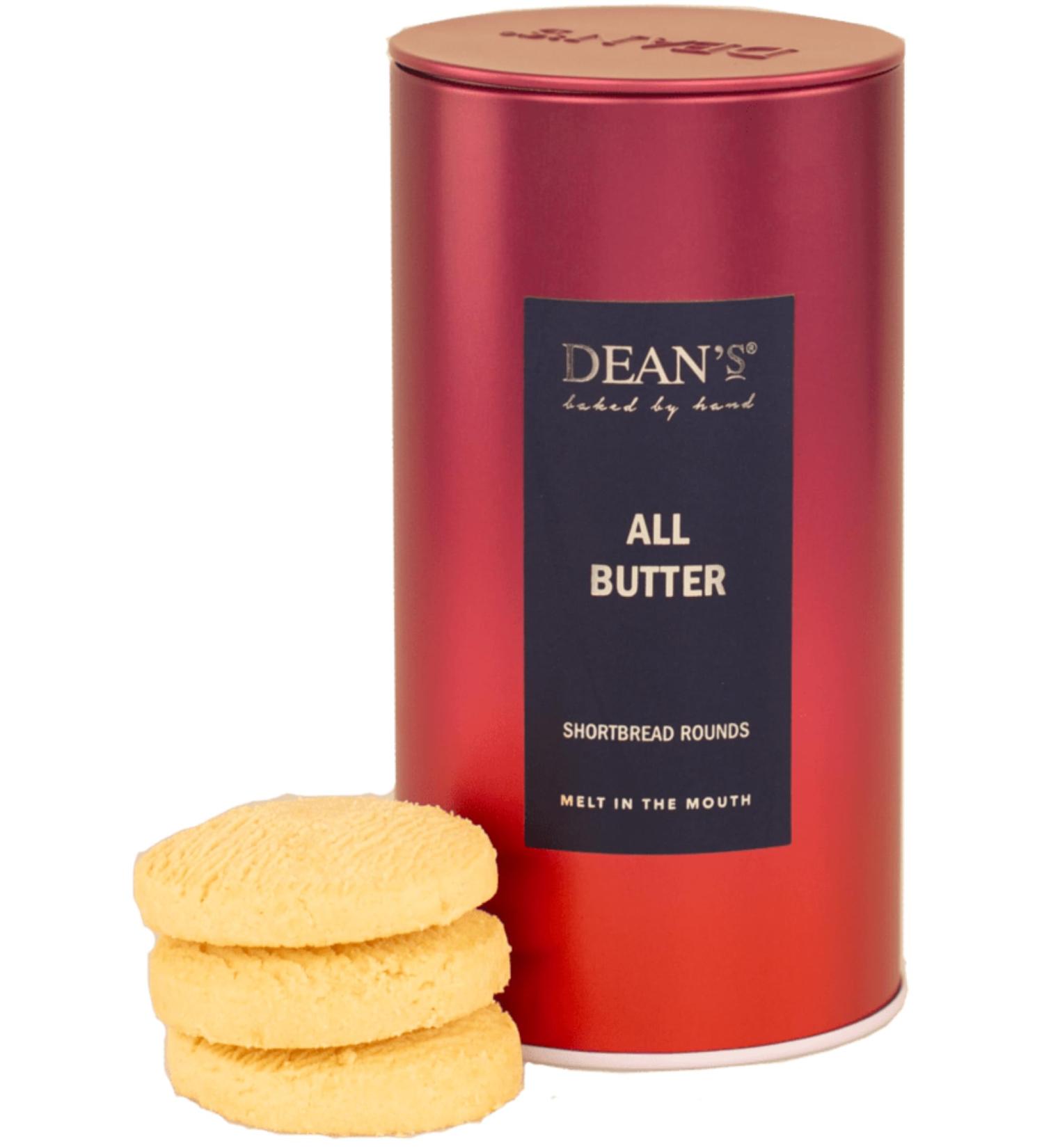 Deans Scottish All Butter Original Shortbread Biscuits - An Attractive Reusable Tin Of Luxury Crumbly Rounds. 150g Irresistible Cookies Slowly Baked By Hand To An Original Recipe. - Buy Online on SooperMarket.com