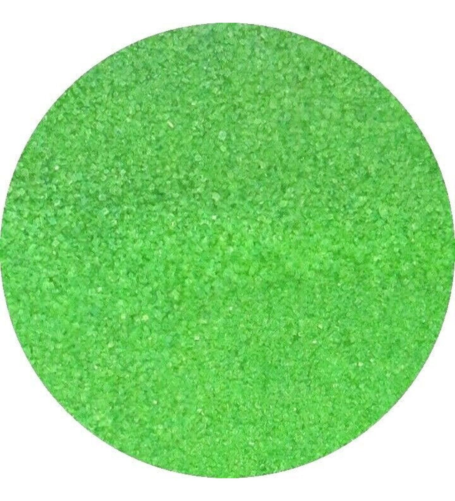 Lime Sherbert Crystals - Kali - 500g Gift Pouch - Sugar Crystals (kali) With A Lime Flavour.