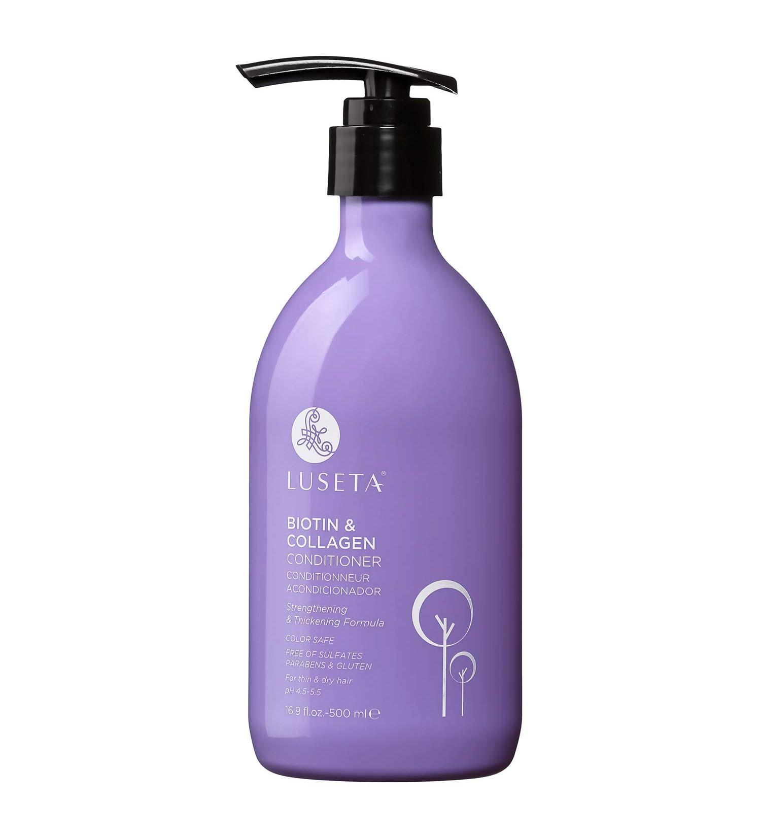 Luseta Biotin & Collagen Hair Growth Conditioner 16.9oz - Repair & Thicken Dry Hair - Sulfate & Paraben Free - Infused with Argan Oil - Buy Online on SooperMarket.com