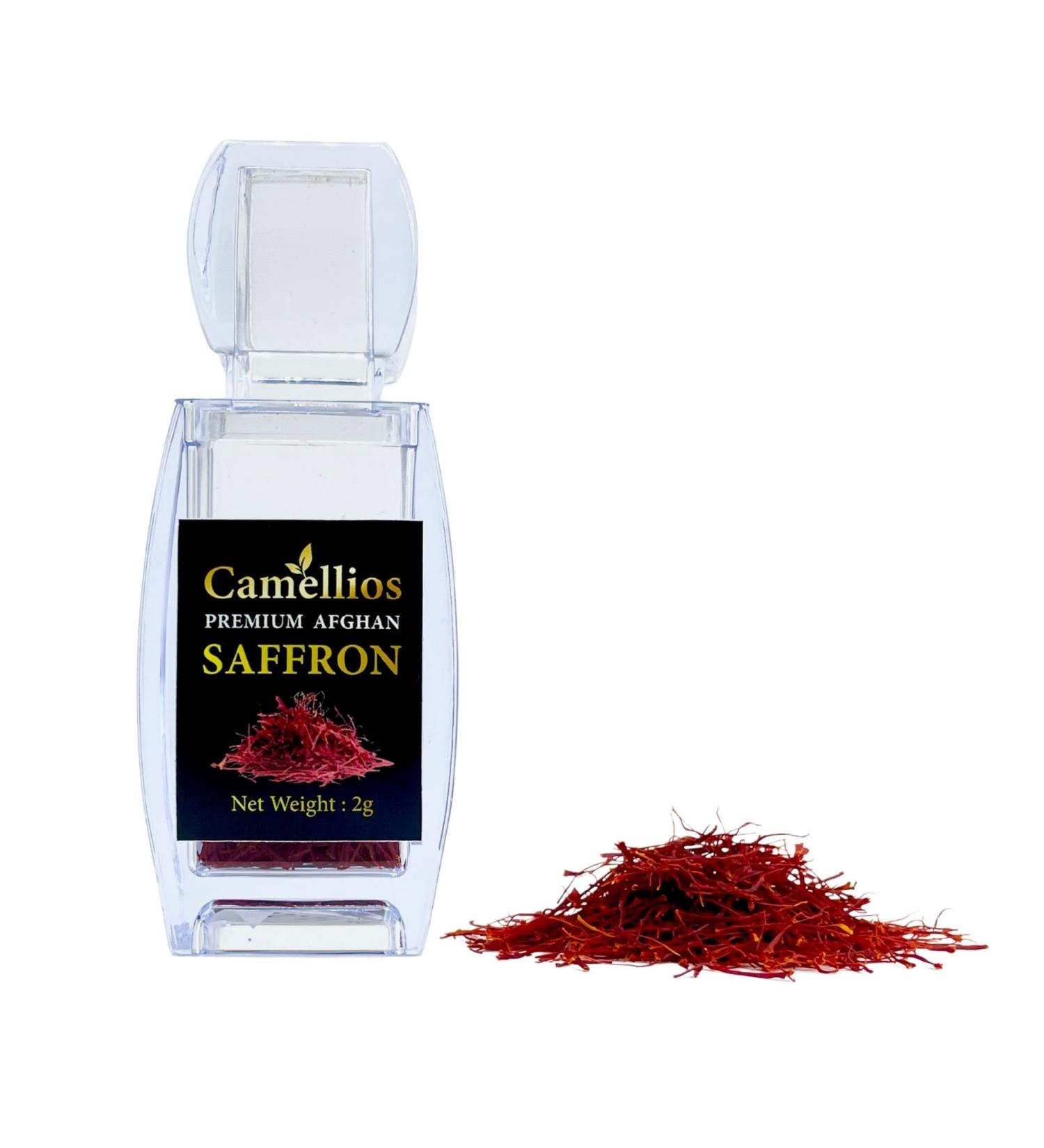 Saffron Premium Afghan Saffron 2g - 100% Natural & Highest Grade Camellios - Buy Online on SooperMarket.com