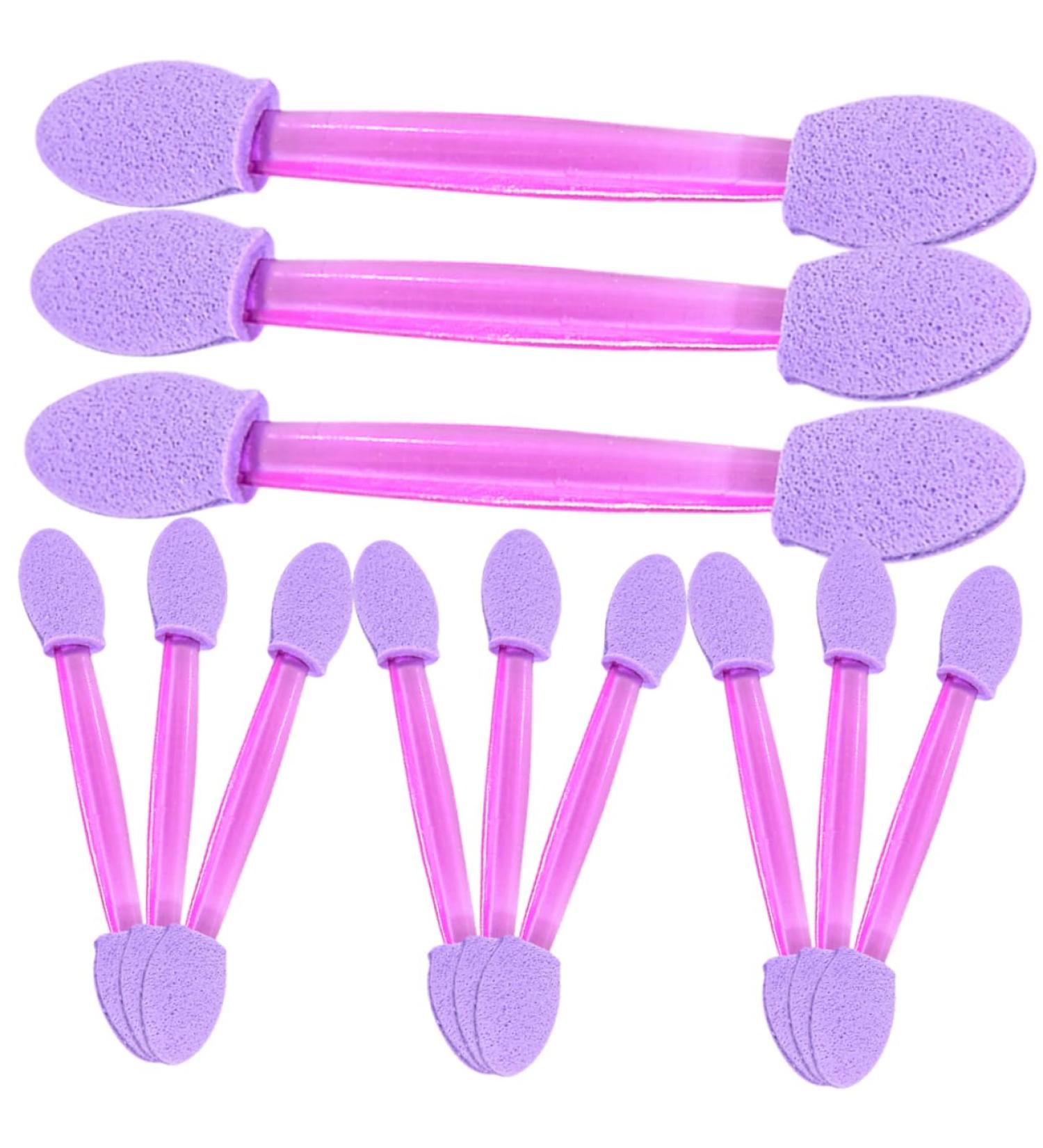 Housoutil 50pcs Double-headed Smudge Stick Sponges Face Sponge for Makeup Nail Accessories Manicure Nail Brush - Buy Online on SooperMarket.com