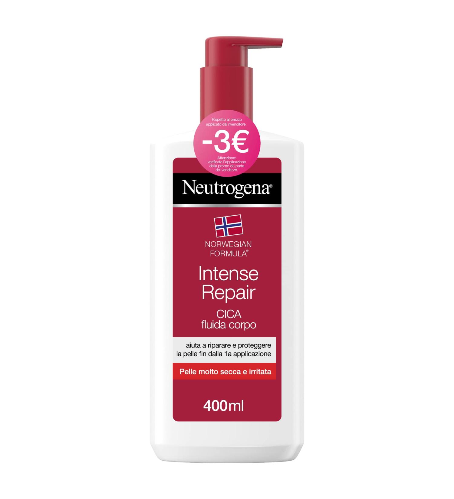 Neutrogena Fluida Corpo Sollievo Intenso Pelle Molto Secca E Irritata 400 ml