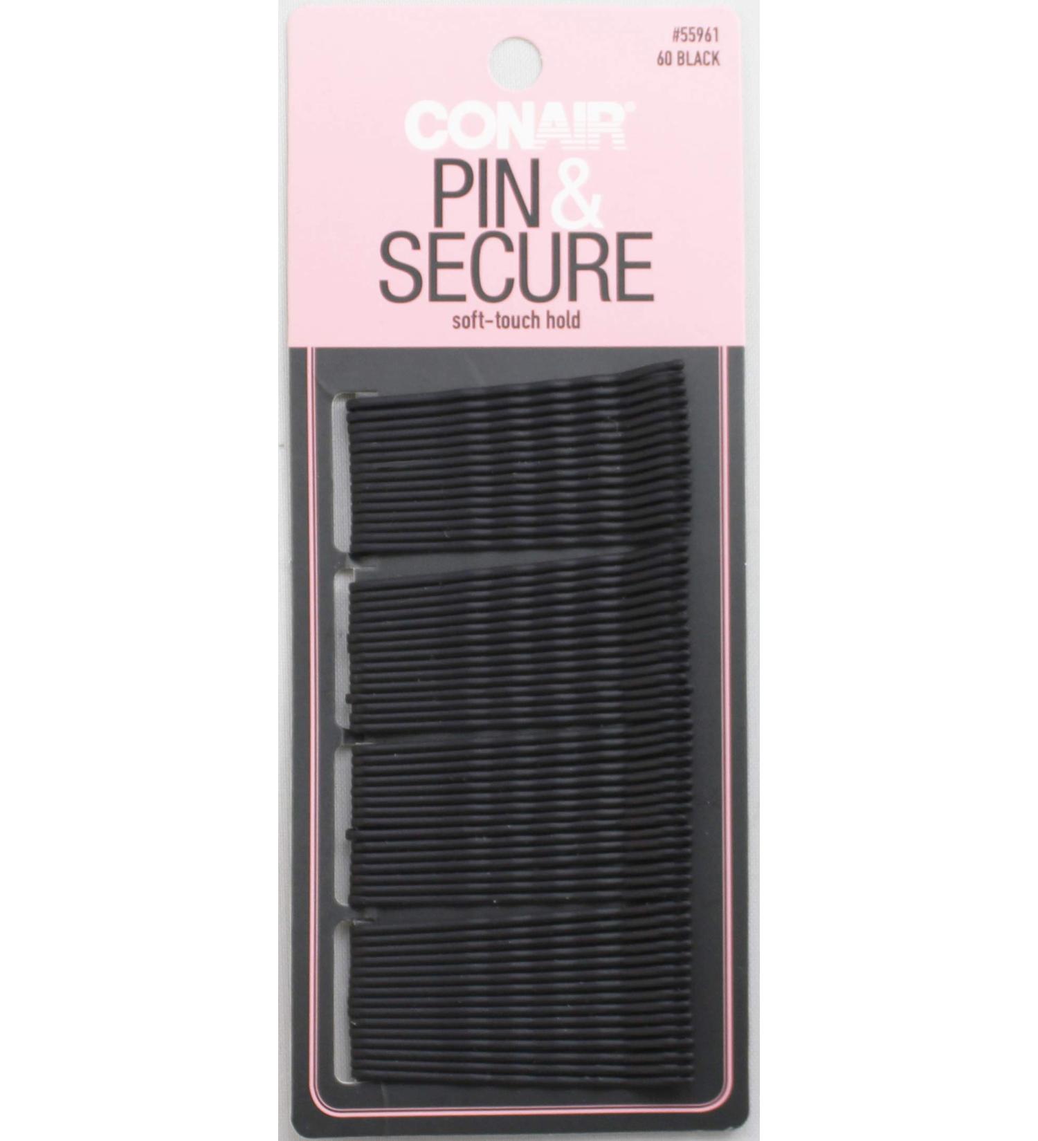 Conair Soft-touch Hold Secure Bobby Pin  Black  60 pcs