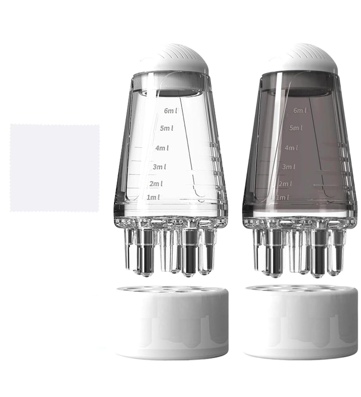 Hair Oil Applicator Bottle 2PCS Scalp Oil Applicator Scalp Massage Comb with Roller Ball Portable Liquid Oil Dispenser Mini Hair Raising Solid Hair Massage Tool - Buy Online on SooperMarket.com