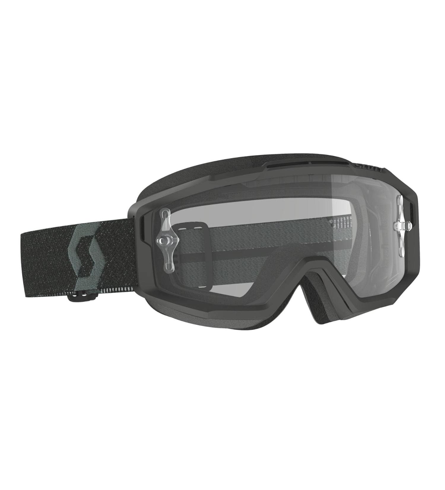 Scott Split OTG Motocross Goggles - Black/Grey | One Size | International Shipping Available - Buy Online on SooperMarket.com