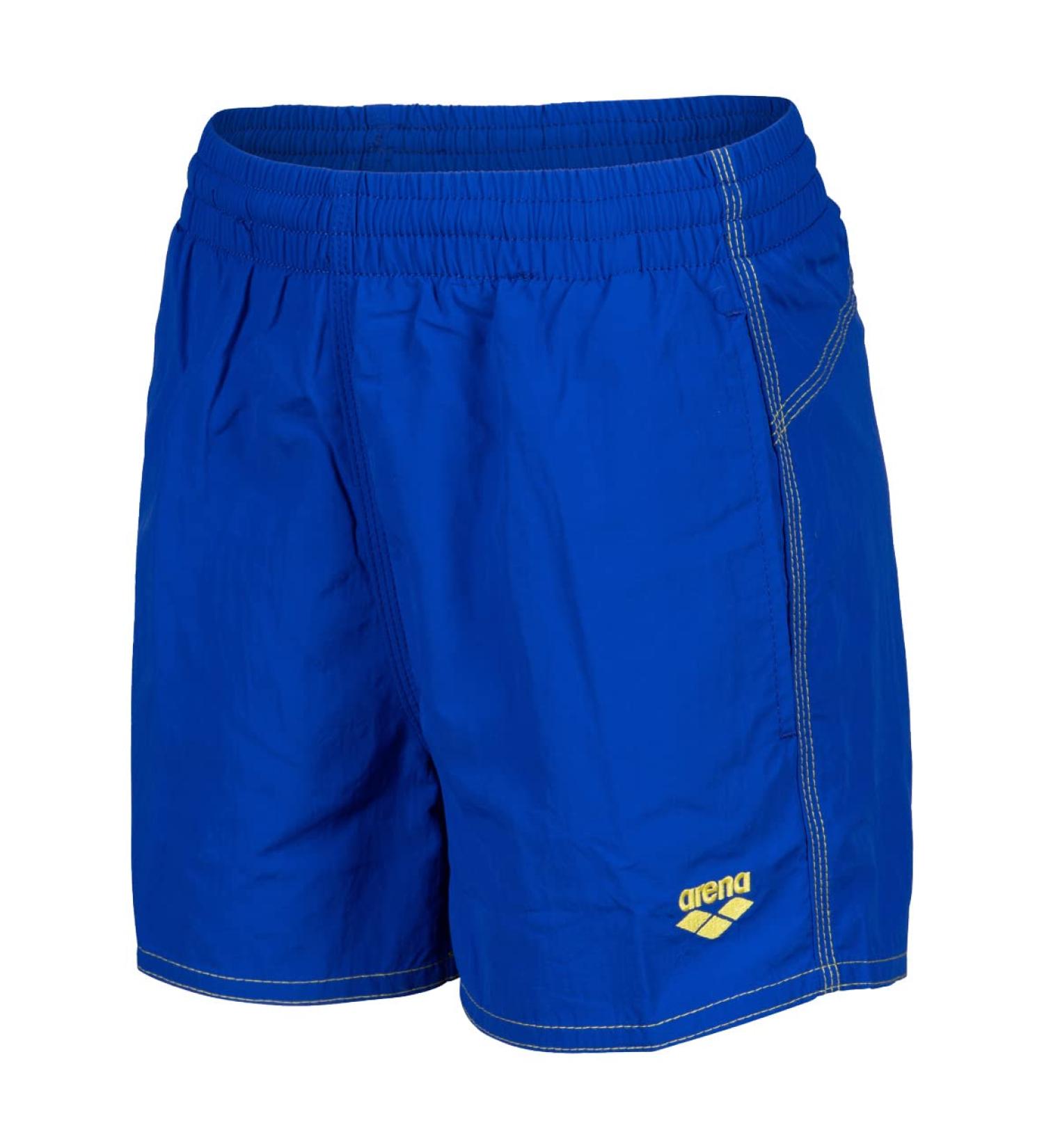 ARENA Boys Bywayx Youth R Swim Trunks 152 - Neon Blue & Soft Green | Best Swimwear for Kids - Buy Online on SooperMarket.com