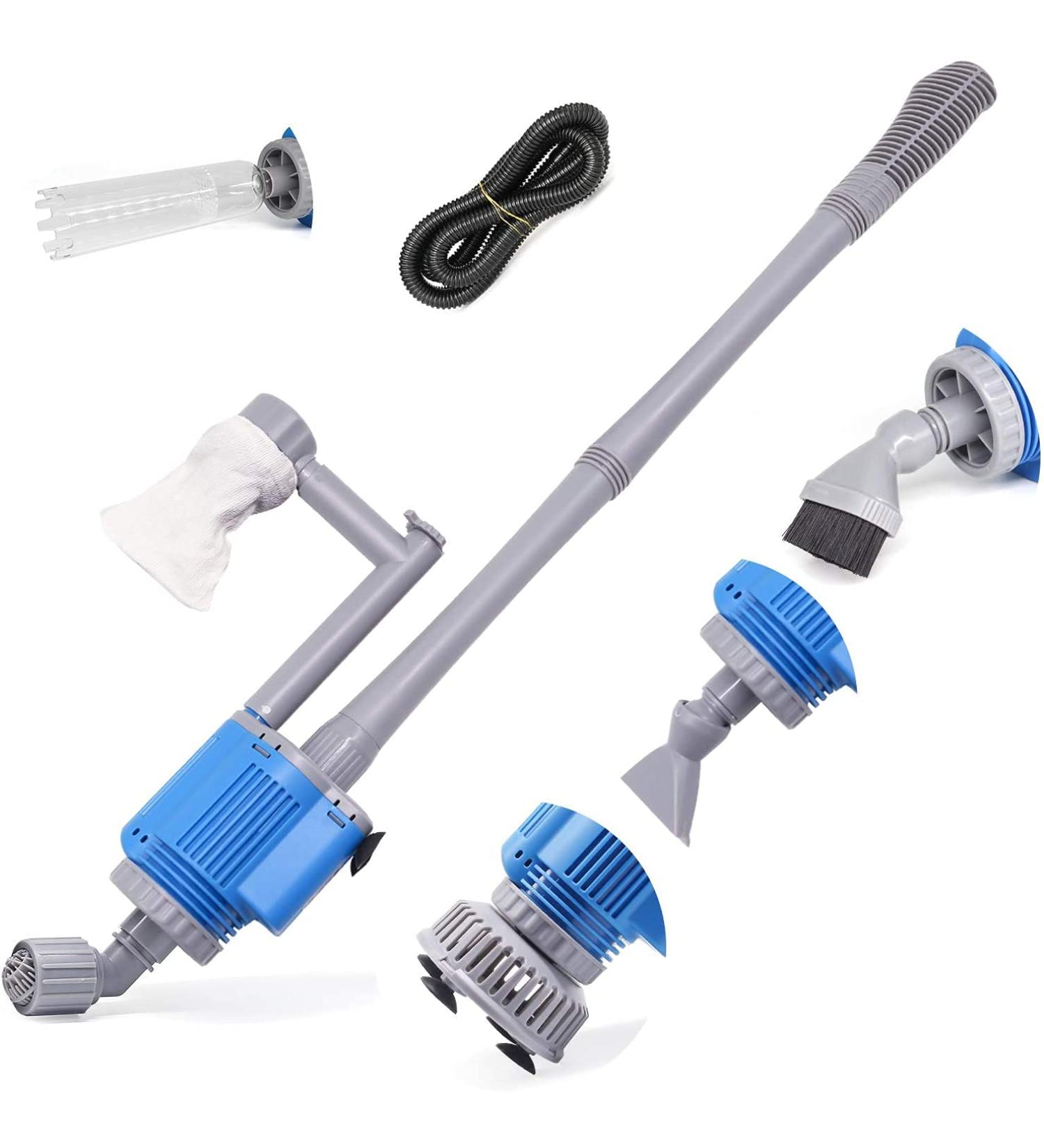 UPETTOOLS Aquarium Gravel Cleaner - Electric Automatic Vacuum Water Changer - 110V/28W - Buy Online on SooperMarket.com