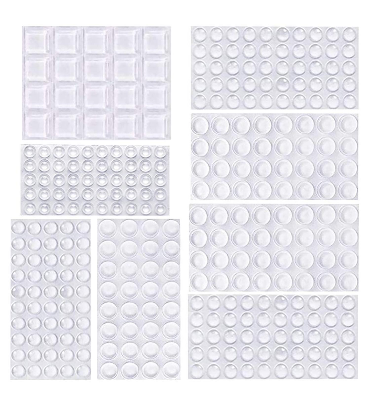 Buy Self-Adhesive Rubber Buffers | 316 Elastic Stop Buffers for Glass & Furniture | Protective Nips - 8 Sizes Available - Buy Online on SooperMarket.com