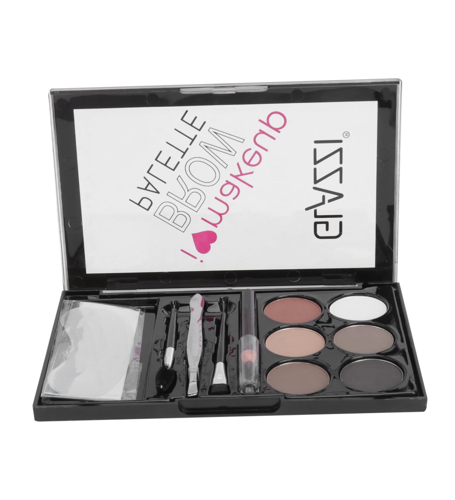 Gogogmee 1 Set Eyebrow Powder Set Eyebrow Brush Brow Pencil Eyebrow Filler Female Makeup Miss Six Colors 1 count (Pack of 1) As Shown - Buy Online on SooperMarket.com