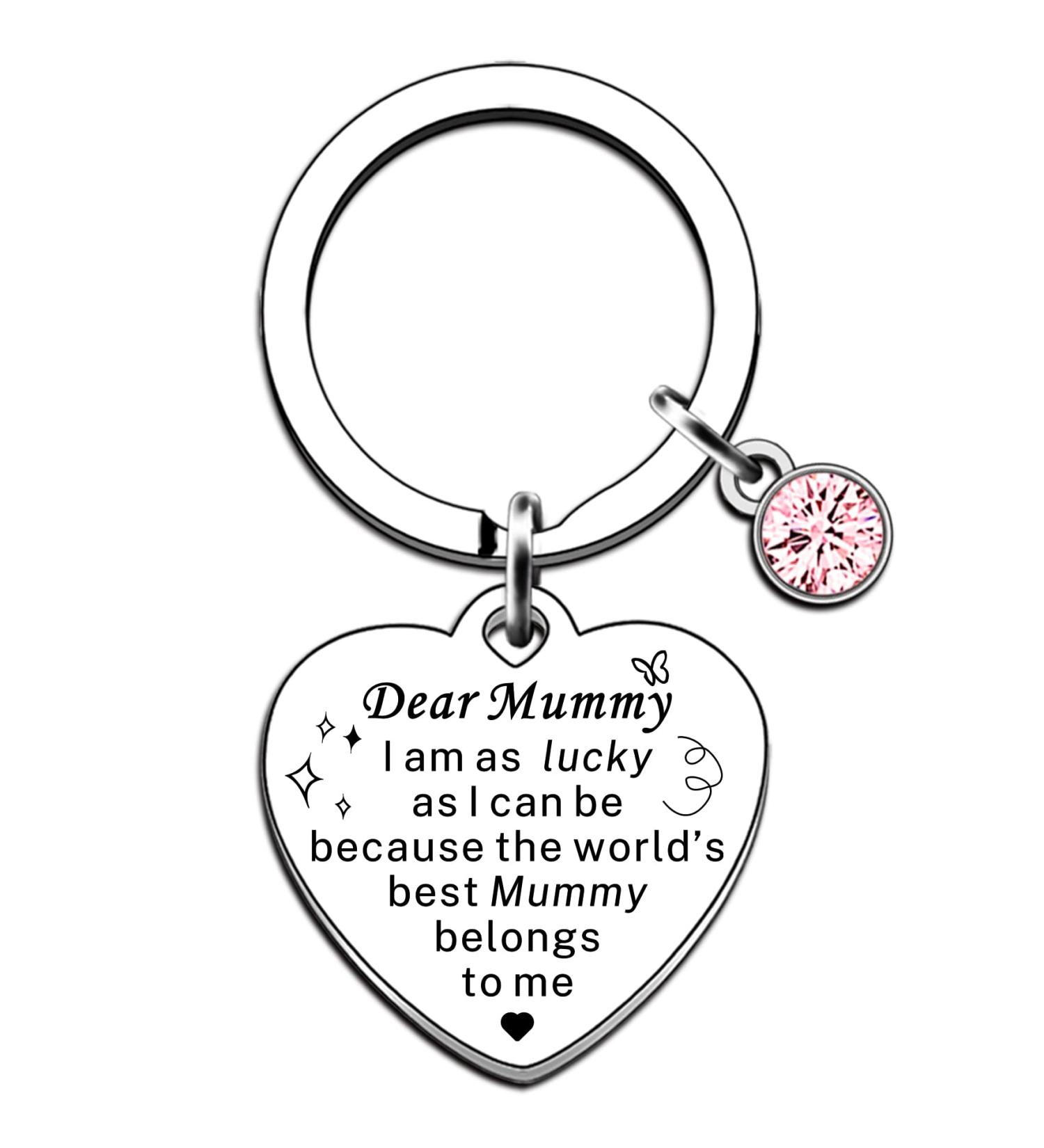 JMIMO Mummy Gifts Mummy Keyring from Son Daughter Mothers Day Gifts Mummy Birthday Gifts Best Mummy Gifts Christmas Keyring Present for Mummy Mum Mother Mama