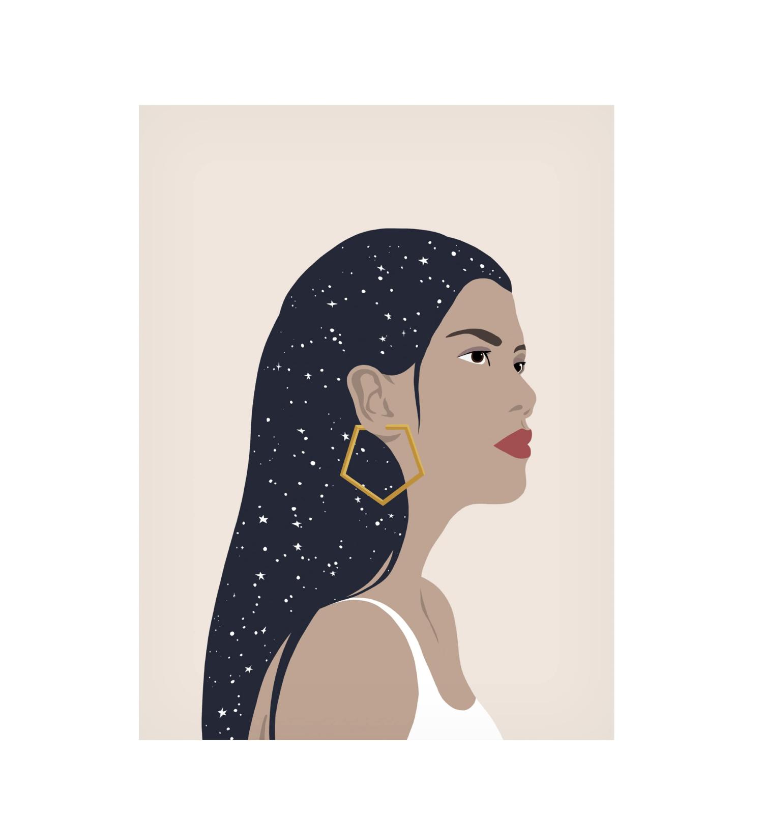 Buy Trademark Fine Art Heavenly Hair II Canvas Art by Annie Warren - Stunning Wall Decor for Your Home - International Shipping Available - Buy Online on SooperMarket.com