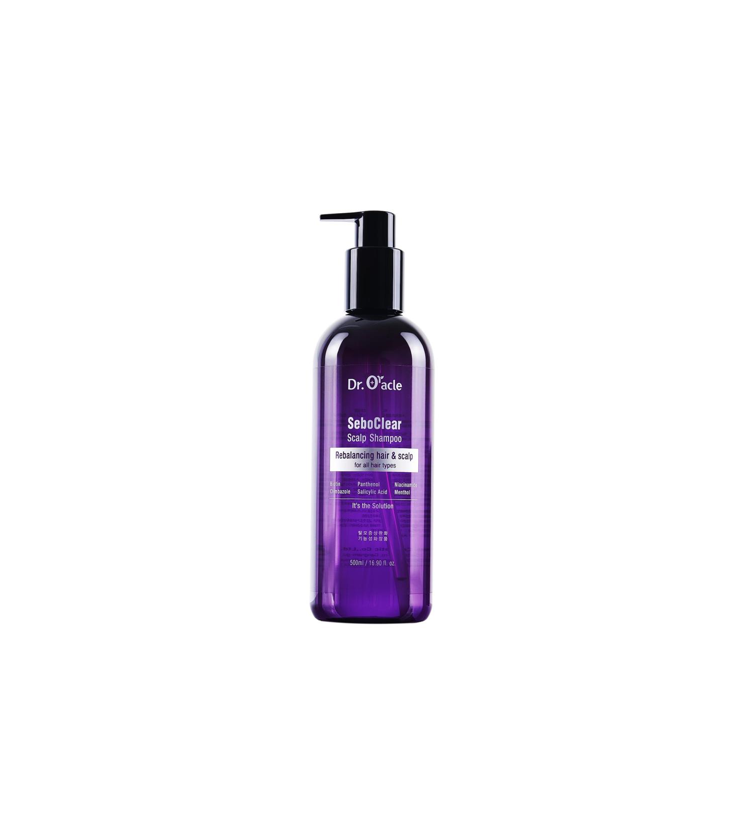 DR.ORACLE SeboClear Scalp Shampoo | Rebalancing Formula for All Hair Types | Biotin Niacinamide & Salicylic Acid - Buy Online on SooperMarket.com