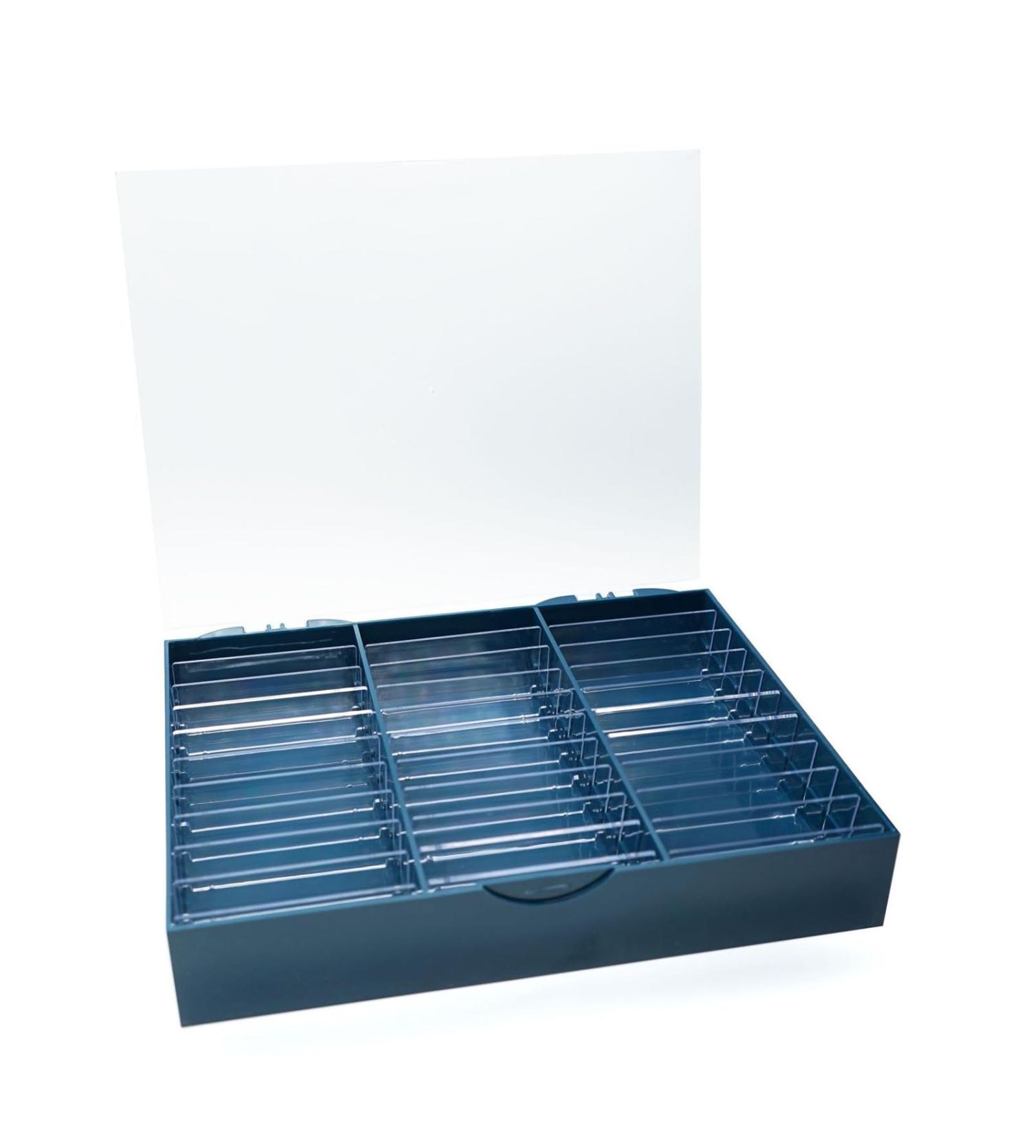 Transparent Dustproof Box For False Nails Art Keep Your Masterpieces Clean Adjustable Dividers Easy To Carry Storage Case For Nails Art - Buy Online on SooperMarket.com