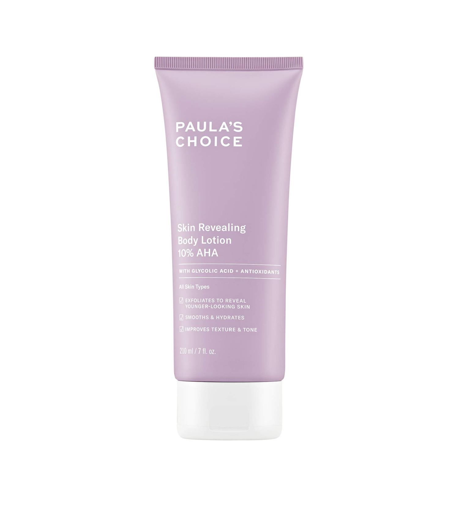 Paula's Choice 10% AHA Body Lotion with Glycolic Acid & Shea Butter - Moisturizer for KP Prone Skin - 7 oz - Buy Online on SooperMarket.com