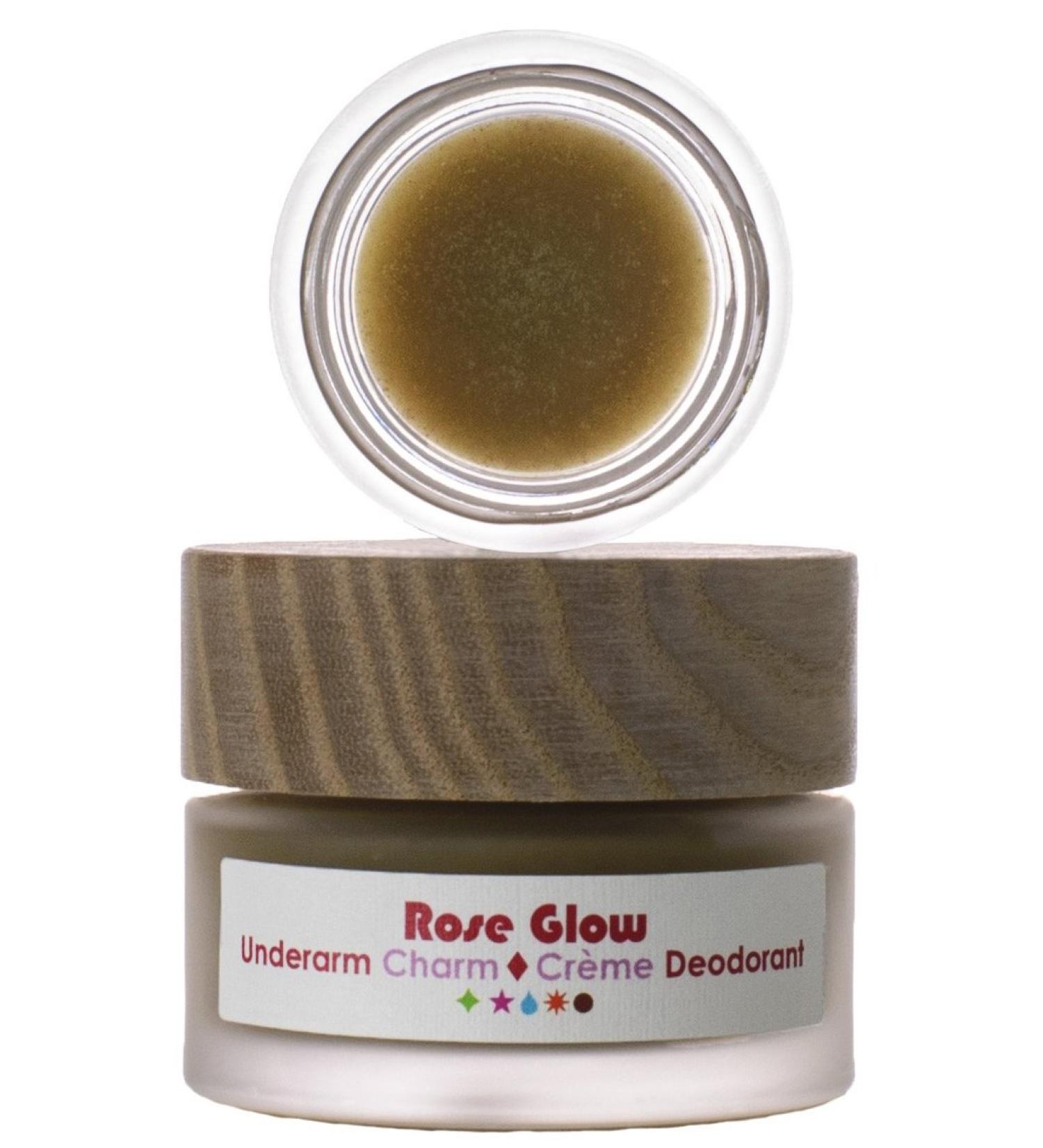 Living Libations - Organic/Wildcrafted RoseGlow Underarm Charm Cream Deodorant (30 ml)