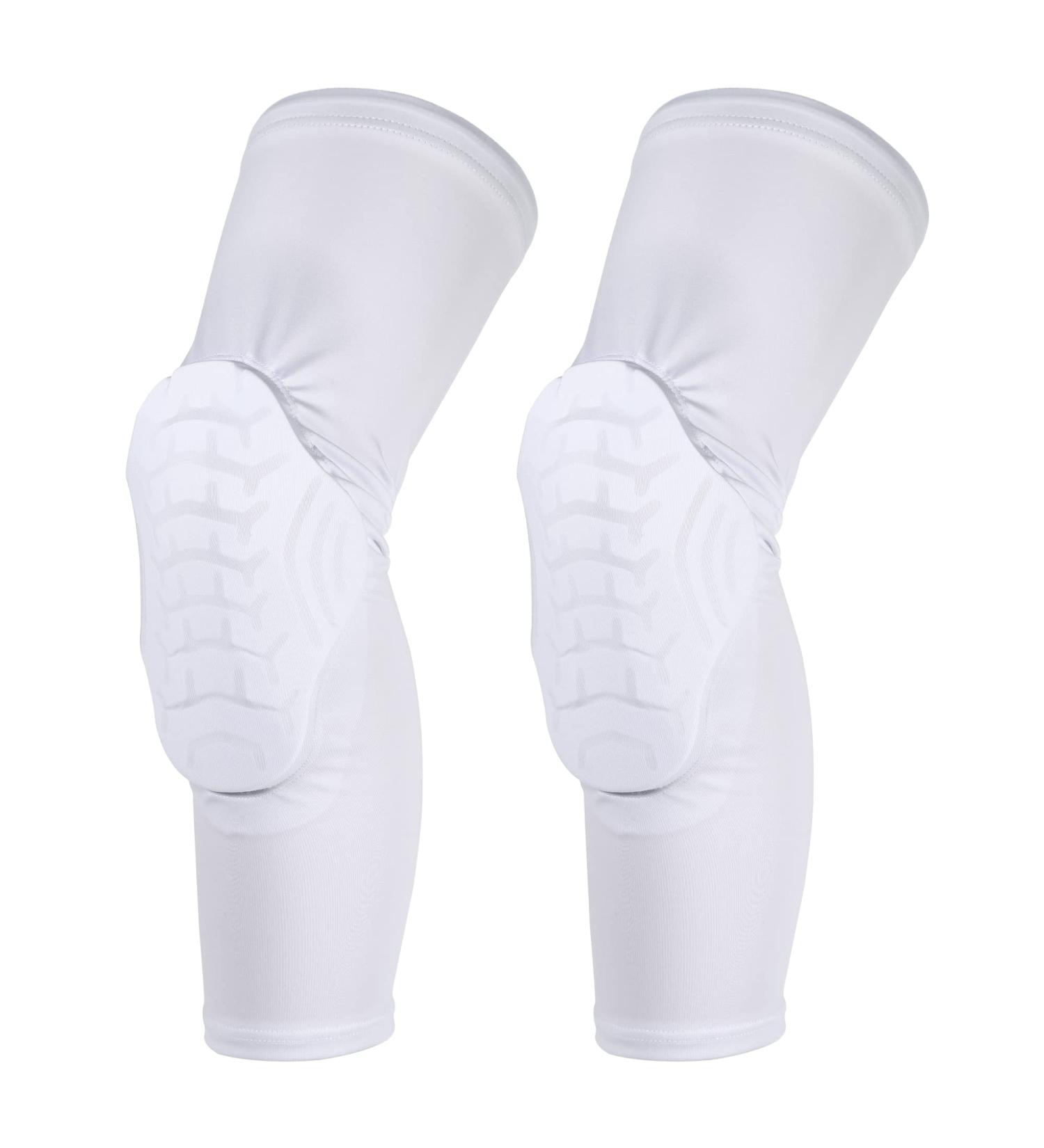 Vocoste Knee Brace for Men & Women - 2 Pack Knee Support for Meniscus Tear Arthritis & Joint Pain | Ideal for Running & Sports | White L - Buy Online on SooperMarket.com
