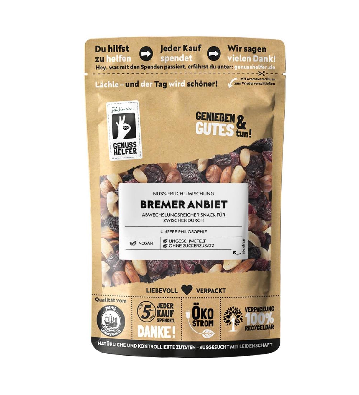 Buy Bremer Gew rzhandel Nut Mix with Cranberries & Grapes - Unsulphured 200g | International Shipping Available - Buy Online on SooperMarket.com
