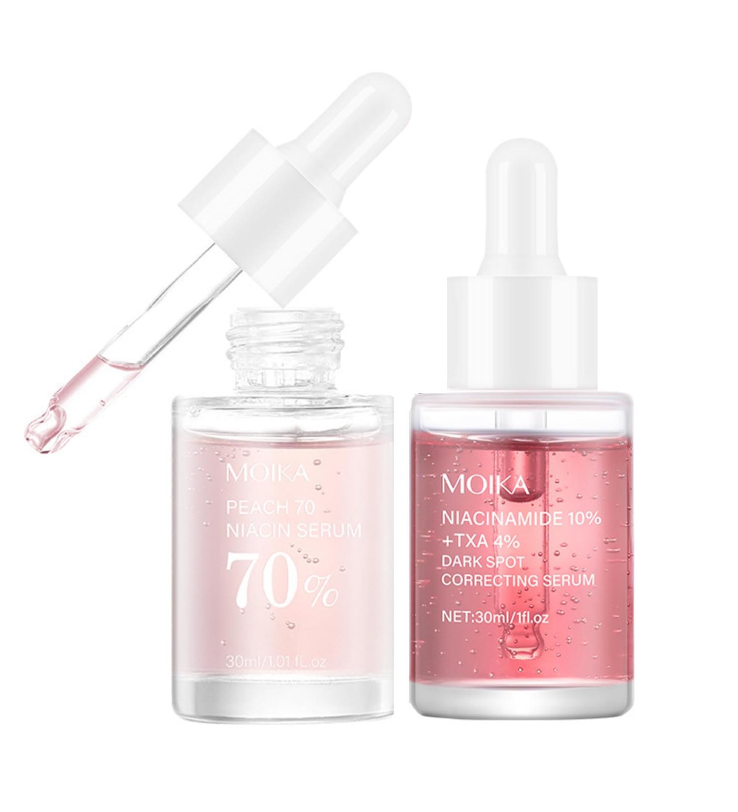 Dark Spot Correcting Serum Peach 70% Niacinamide Serum for Acne Scars Post-Acne Marks Korean Skincare Set for Teenagers Adult - Buy Online on SooperMarket.com