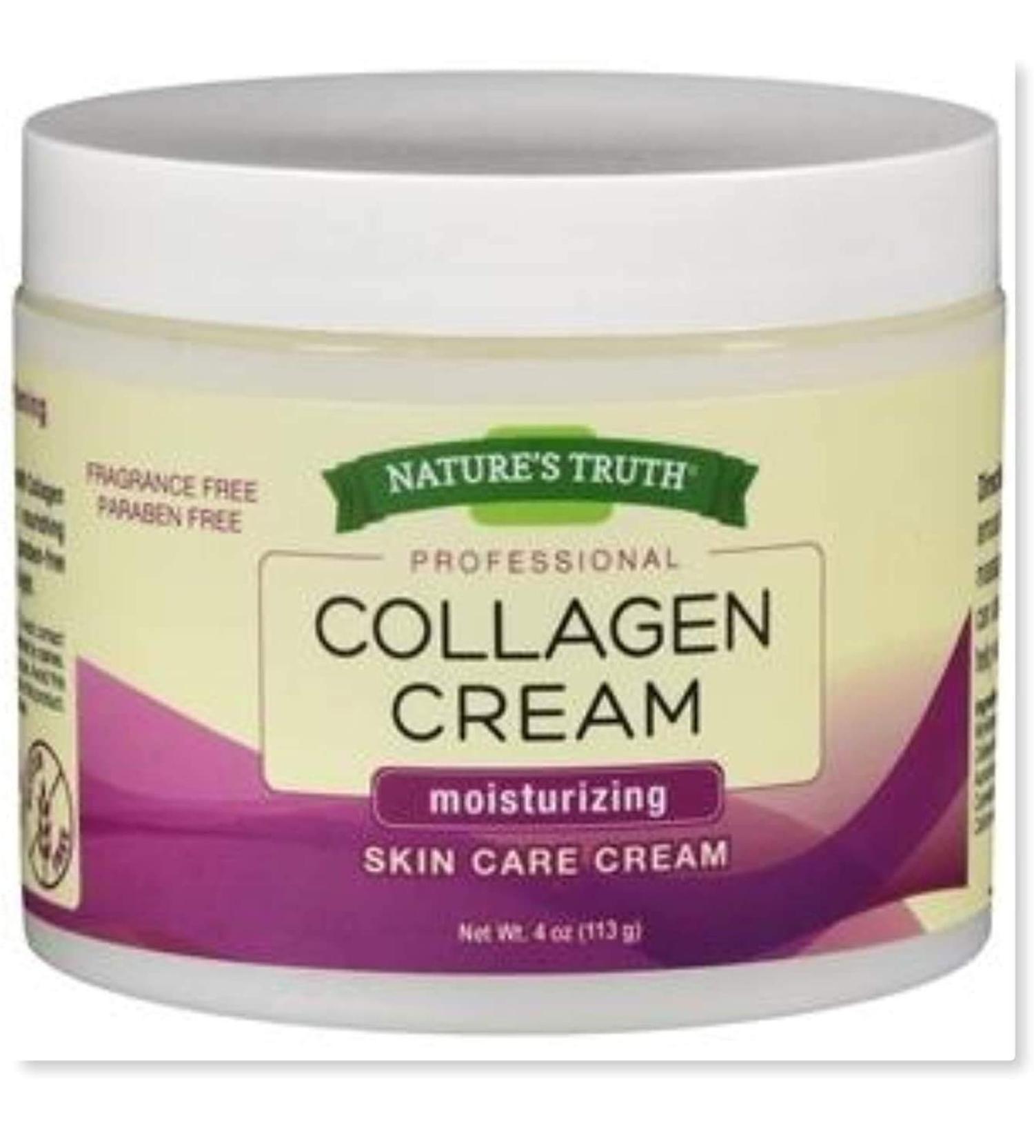 Natures Truth Professional Collagen Cream Moisturizing 4 Ounces Each (3)