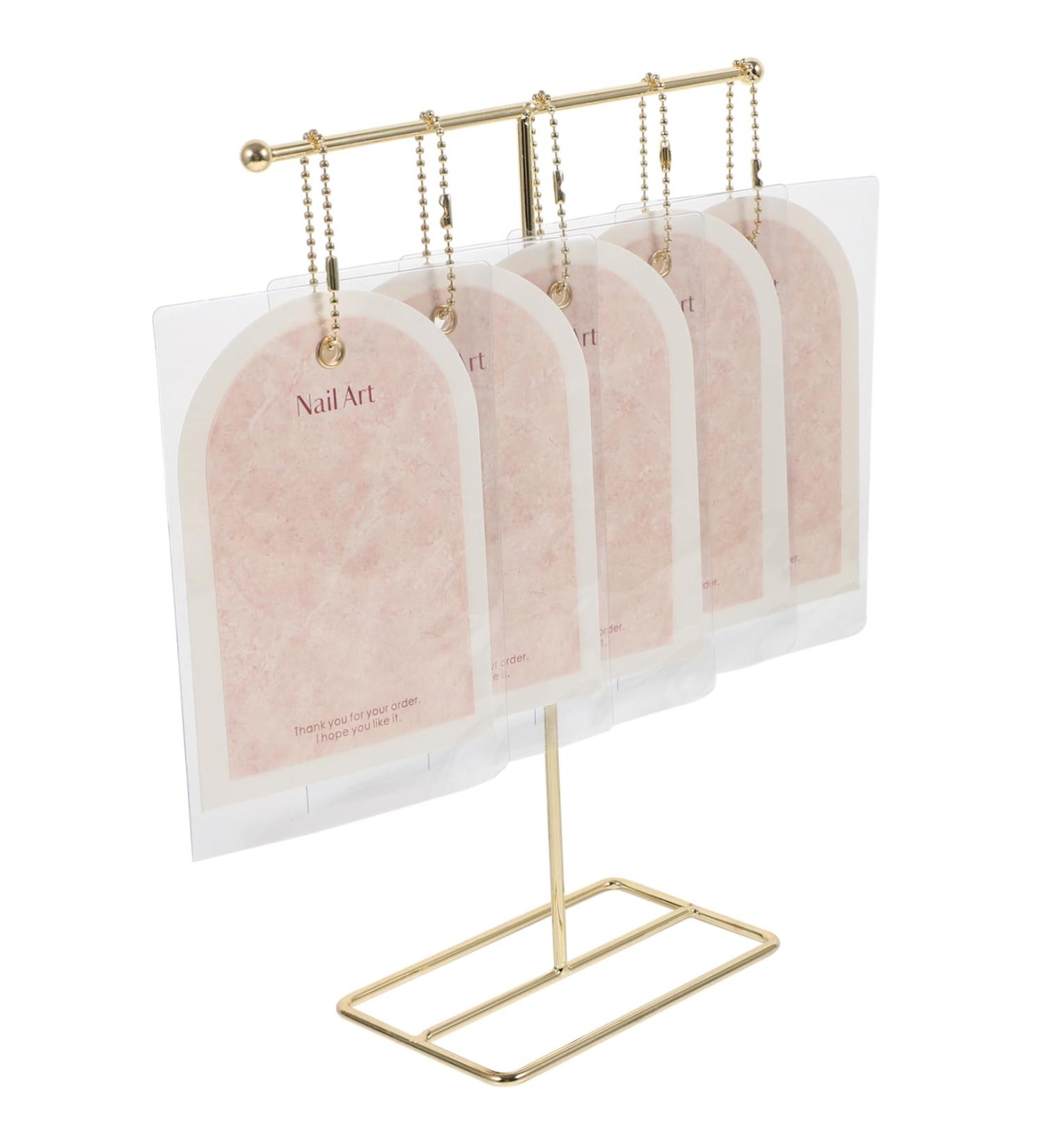 FOYTOKI 1 Set Nail Art Display Cardboard Nail Art Showing Holder Fake Nails Display Cards Nail Cards Nail Salon Display Card Manicure Display Card Fake Nail Display Cards Manicure Tool - Buy Online on SooperMarket.com