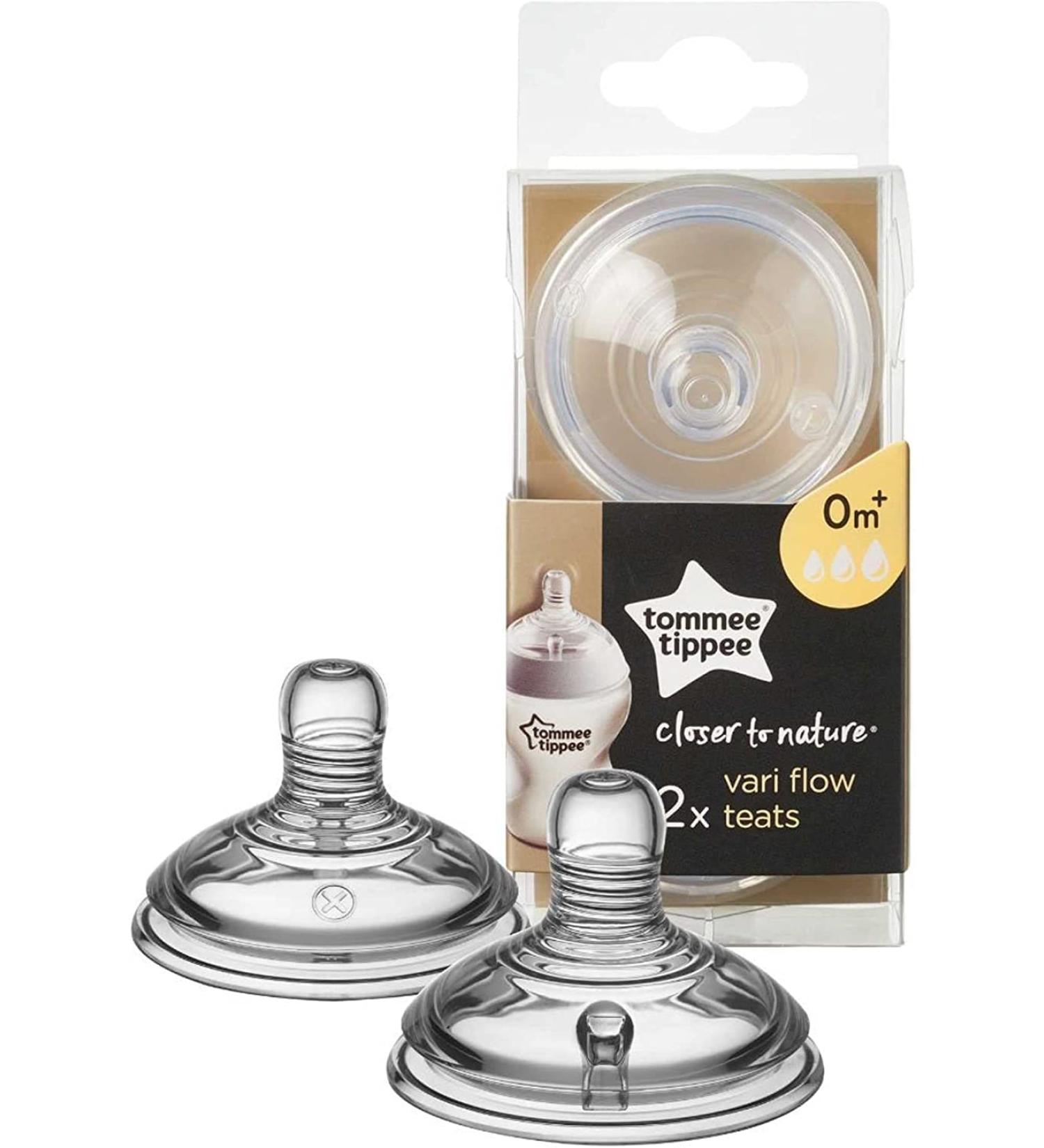 Tommee Tippee Closer to Nature Nipple Variable Flow 2 Pack - Best for Baby's Feeding Needs - Buy Online on SooperMarket.com