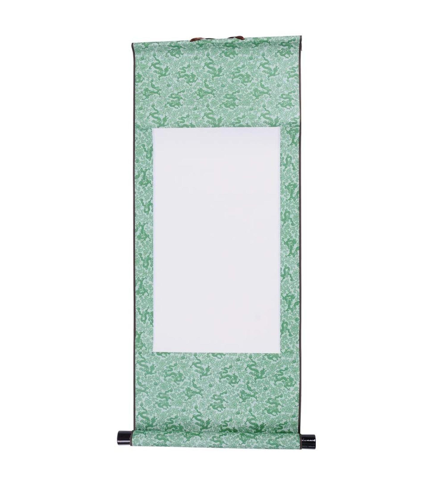 Chinese Xuan Paper Art Wall Scroll for Sumie & Calligraphy - Green - 1 Piece - Buy Online on SooperMarket.com