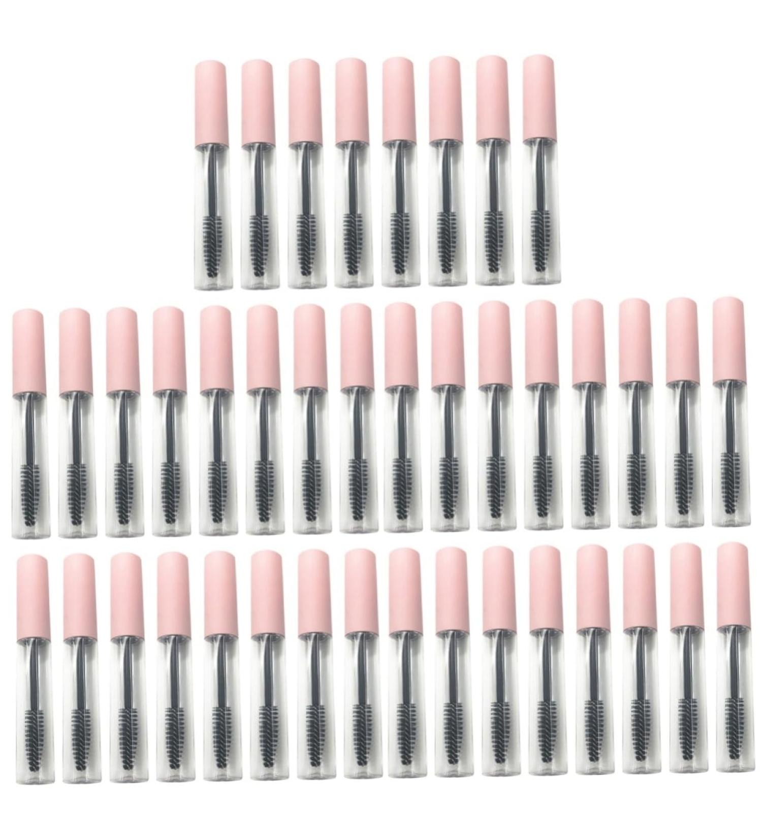 FOYTOKI 40 Pcs Mascara Tube Premium Tubes Eye Shadow Applicator Empty Bottle Tube Lash Applicator Pink Abs - Buy Online on SooperMarket.com