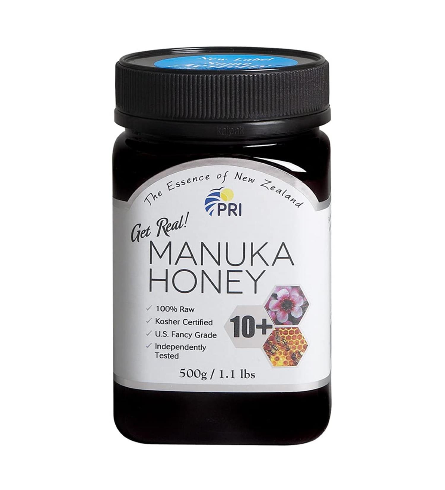 PRI Manuka Honey MGO 100+ | 500g Raw Monofloral New Zealand Honey - Buy Online on SooperMarket.com
