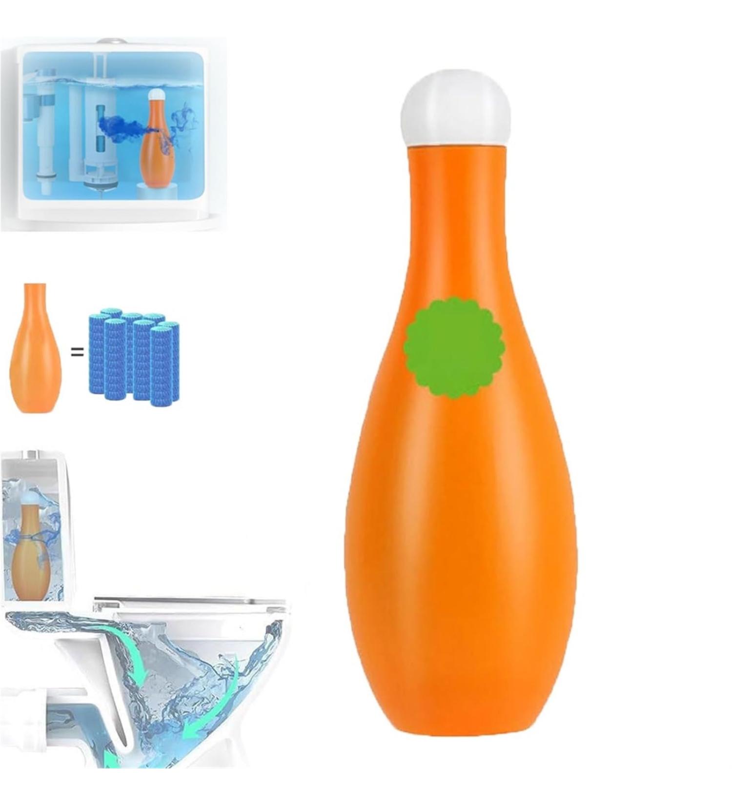 Bowling Blue Bubble Toilet Bowl Cleaner Bowling Toilet Cleaner Automatic Long-Lasting Toilet Bowl Cleaner in Bottle Toilet Cleaner for Cistern (Color : 1pc) - Buy Online on SooperMarket.com