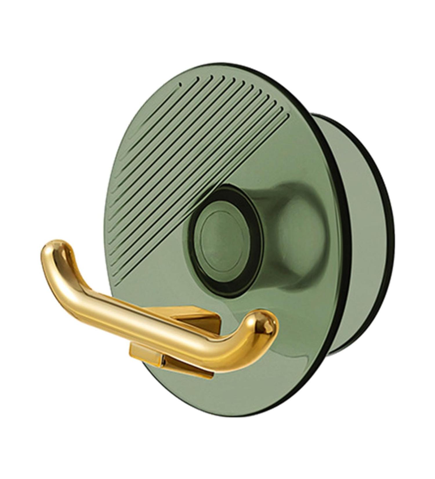 Veeteah Plug-in Cable Holder & Organizer - Toothbrush & Razor Hook Drill-Free Self-Adhesive Storage in Translucent Green - Buy Online on SooperMarket.com