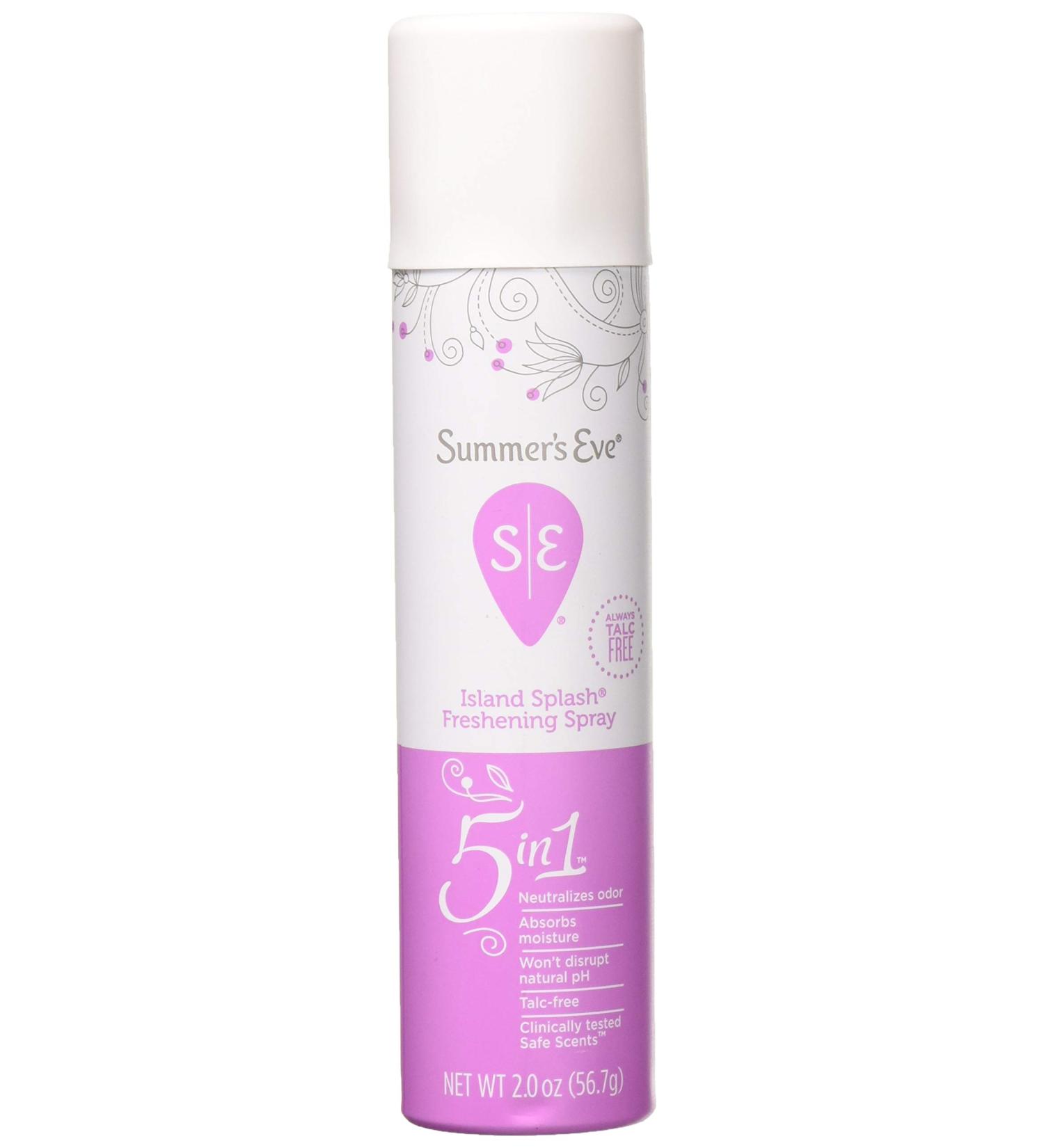 Summer's Eve Freshening Spray Island Splash 2oz (59ml) - 2 Pack - Buy Online on SooperMarket.com