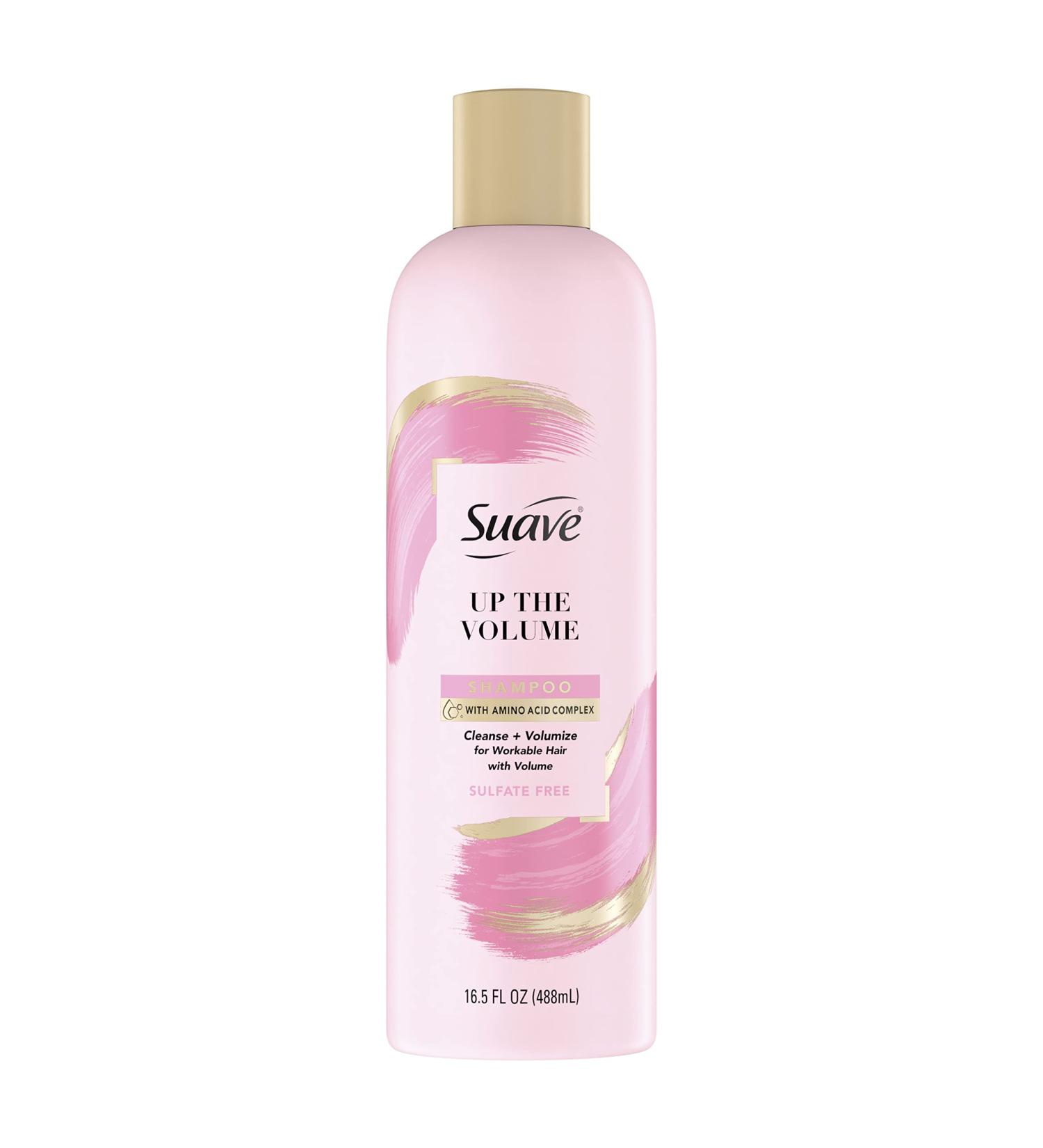 Suave Pink Up The Volume Shampoo - Volumizing Sulfate Free Shampoo 16.5oz | Best for Fuller Hair - Shop Internationally - Buy Online on SooperMarket.com