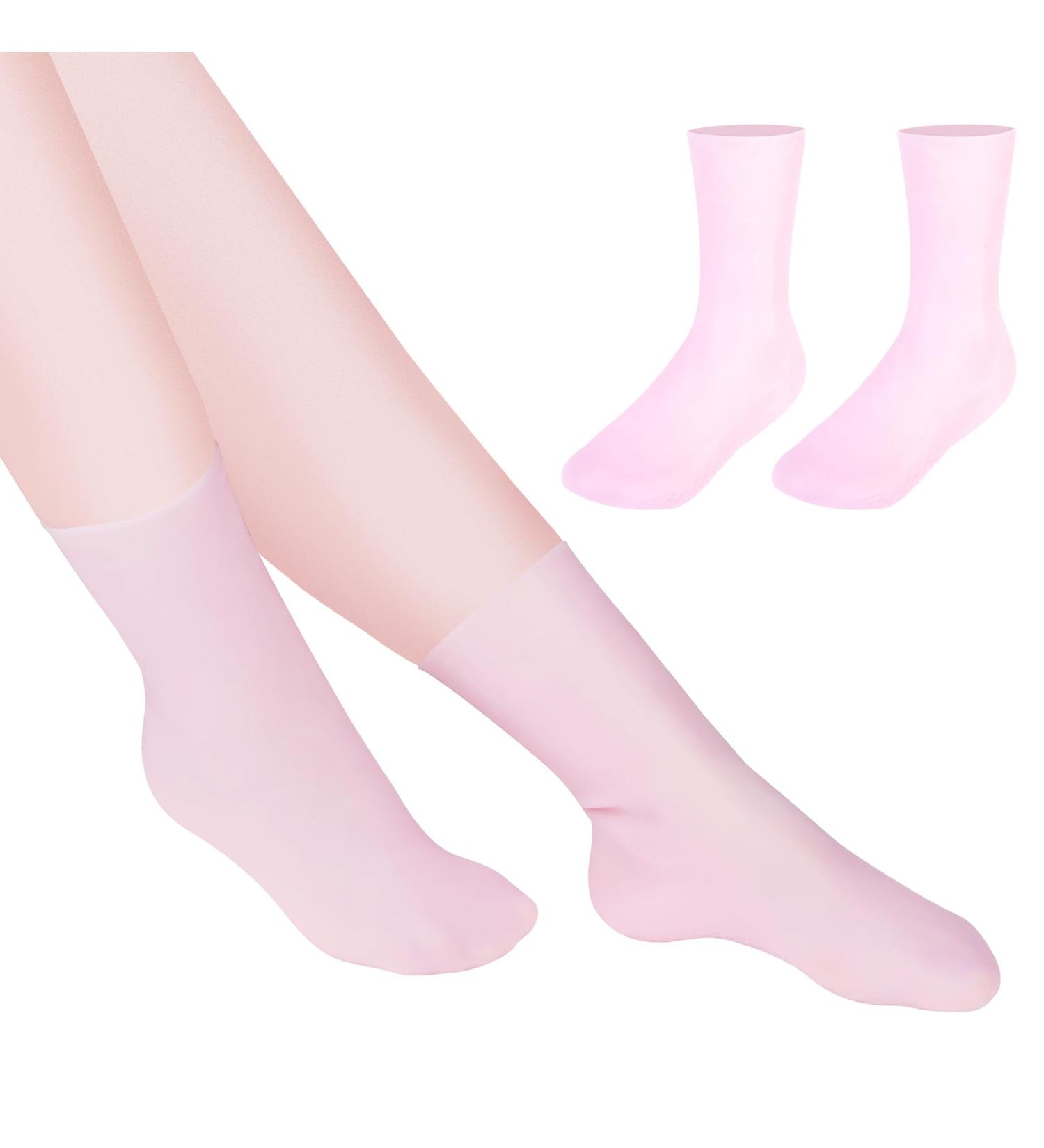 Foot Peel Mask Skin So Soft Foot Mask DYKOOK 1 Pair of Silicone Moisturising Socks Feet Hard Skin Remover Foot Care Footmask Socks Foot Spa Socks for Dry Feet Hard Skin Cracked Heel Dry Skin(S) - Buy Online on SooperMarket.com