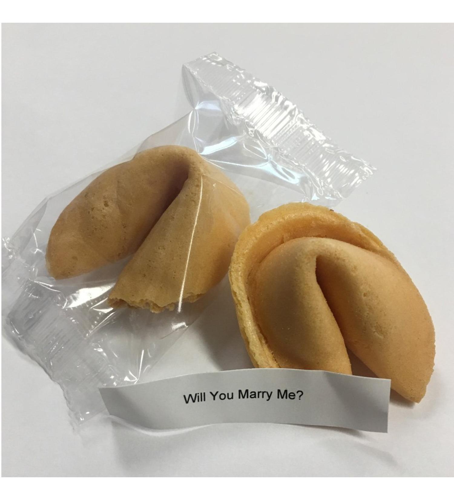 VictoryStore Wedding Proposal: Will You Marry Me Fortune Cookie With Message Inside (1 Cookie) - Buy Online on SooperMarket.com
