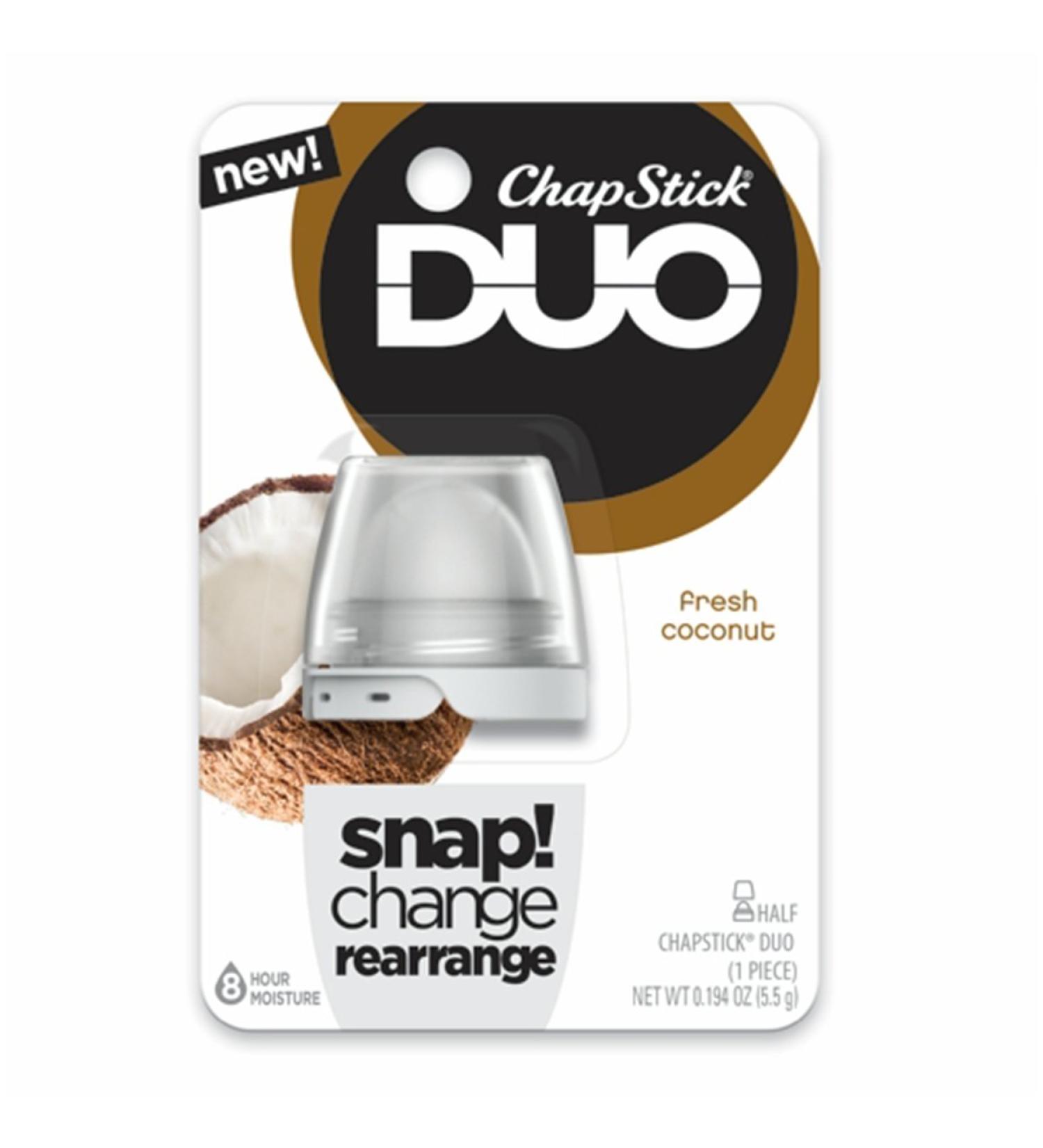Buy Chapstick Duo Blister Card - Coconut Flavor 0.2 Oz | International Shipping Available - Buy Online on SooperMarket.com