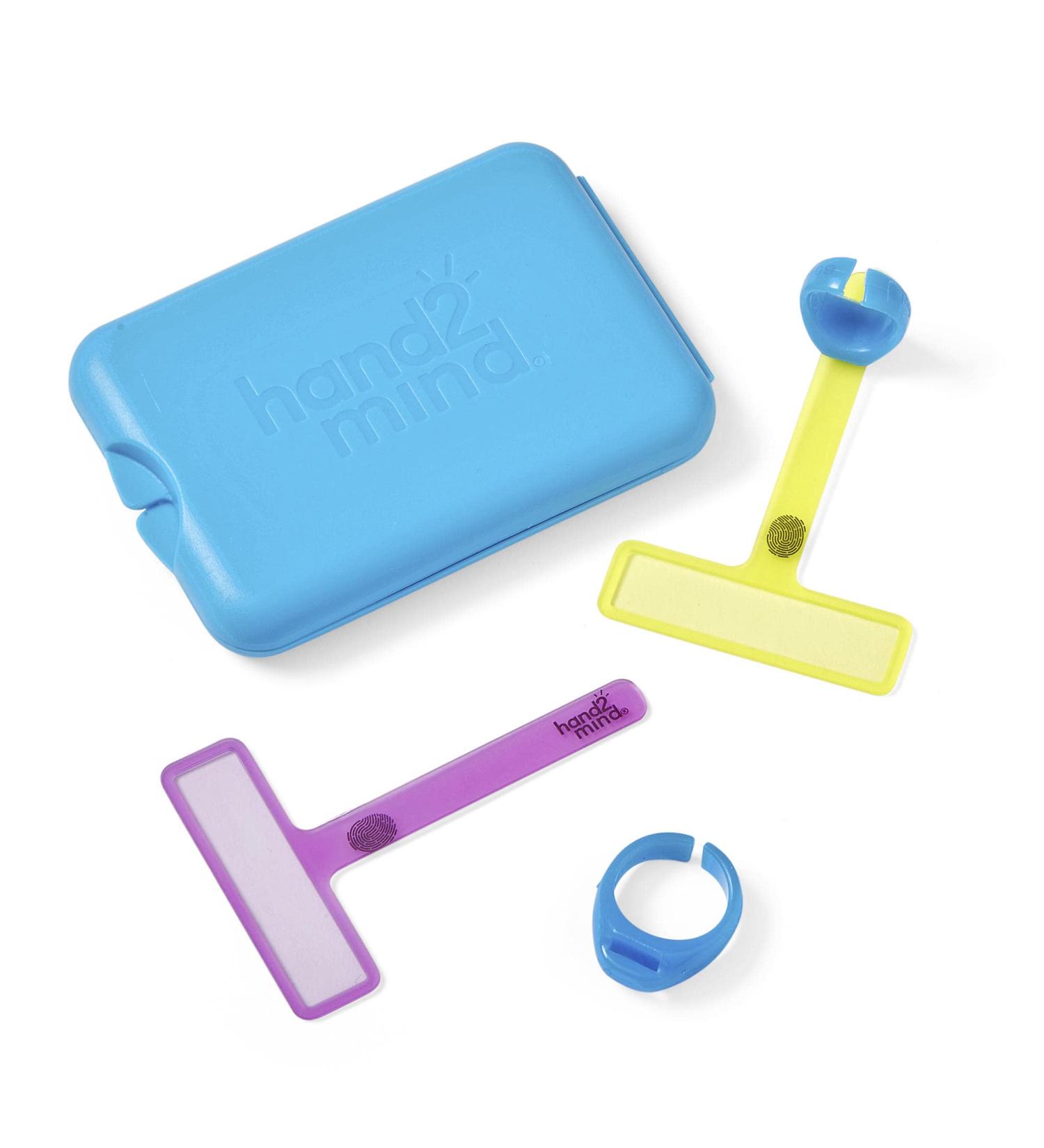 Fingerfocus Reading Aids for Children - Colorful Frames to Support Reading & Writing Skills | Best ADHD Aids | 1-Pack Ages 3+ - Buy Online on SooperMarket.com