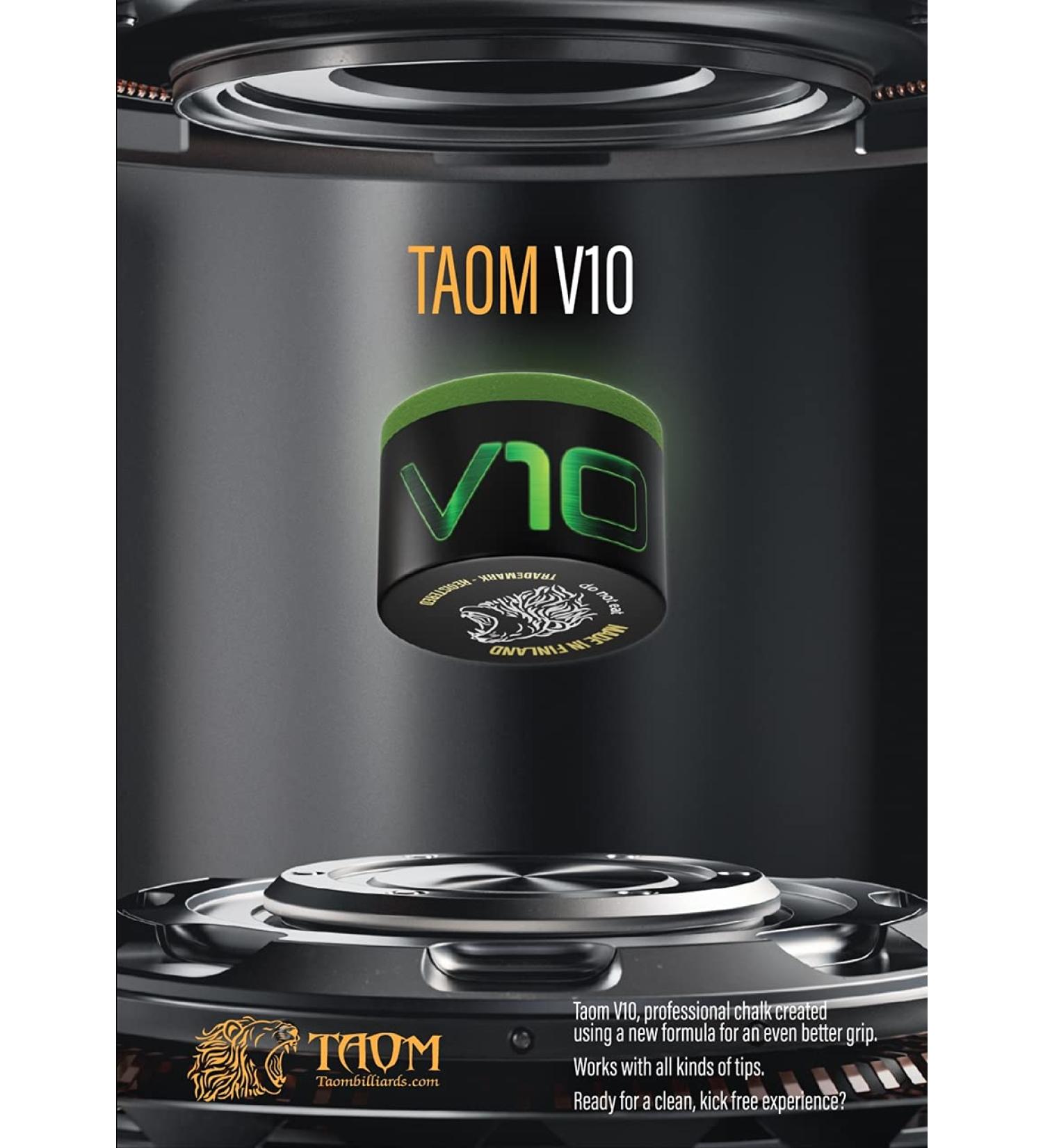 Buy ROSETTA Sports Gifts Toom V10 Billiard Chalk - Green Made in Finland Comes in Tamo Box | International Shipping Available - Buy Online on SooperMarket.com