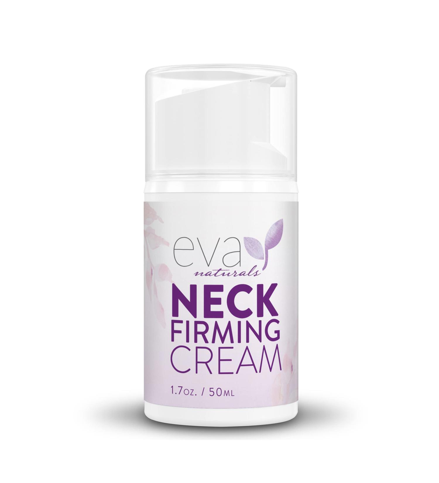 Eva Naturals Neck Firming Cream - Tighten & Lift Sagging Skin - Face & Double Chin Tightening Cream (1.7 oz) - Buy Online on SooperMarket.com