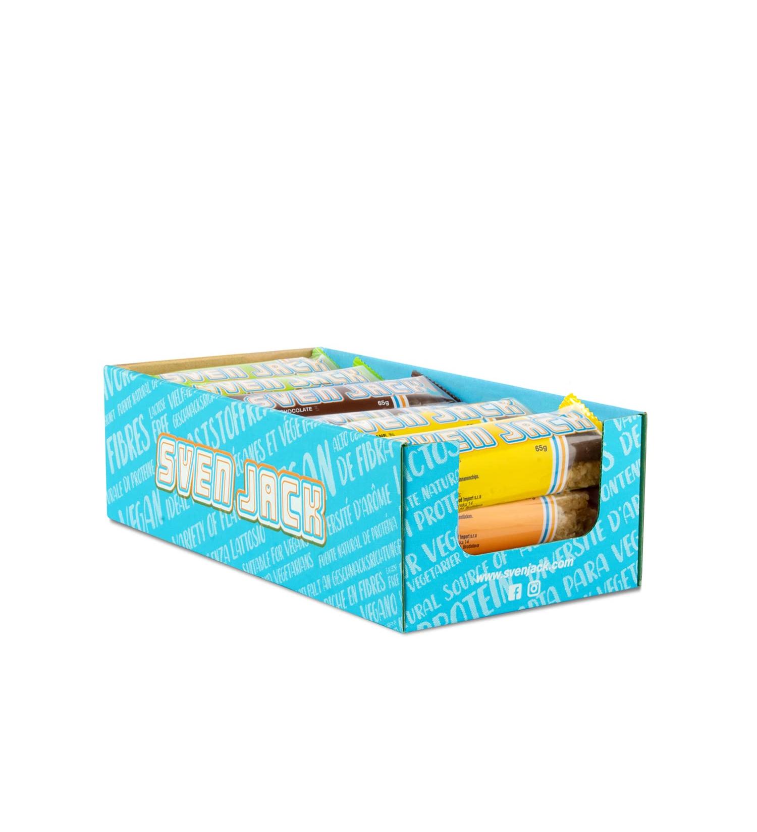 Svenjack 54x65g Fixbox - original fitness bar with different varieties for trying - the Oatmeal Sattmacher Fixbox 3510 G (1 Series Pack)