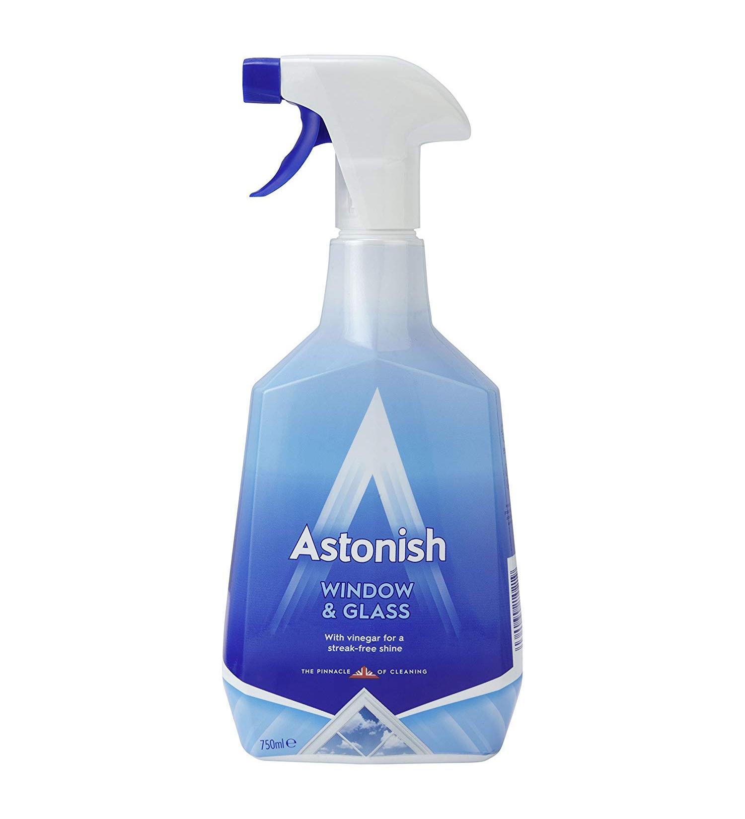 Astonish Window & Glass Cleaner 750 ml No Mess Set of 4 4 Count (Pack of 1)