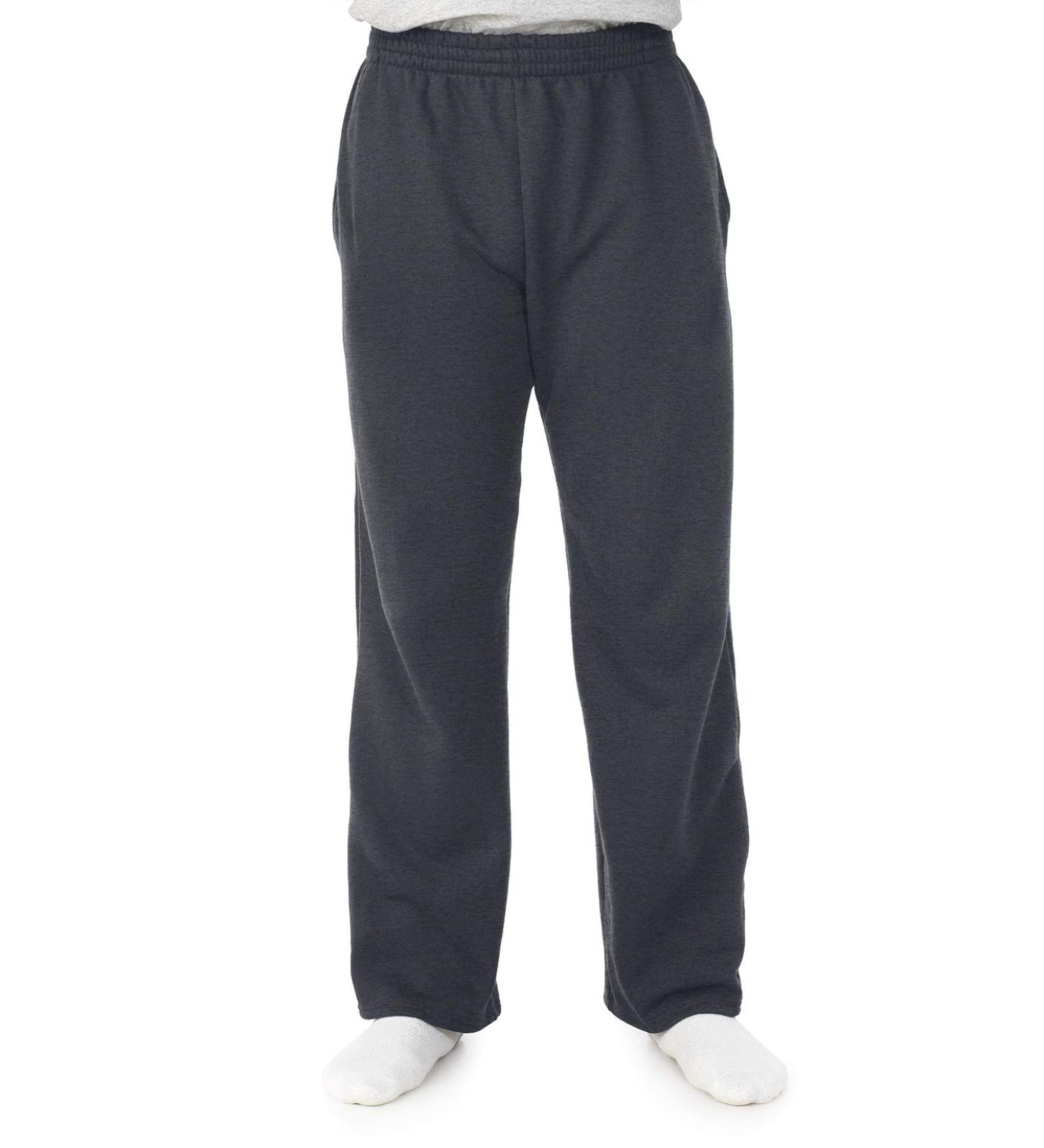 Fruit of the Loom Men's Sofspun Fleece Sweatpants - XXL Charcoal Heather - Buy Online on SooperMarket.com