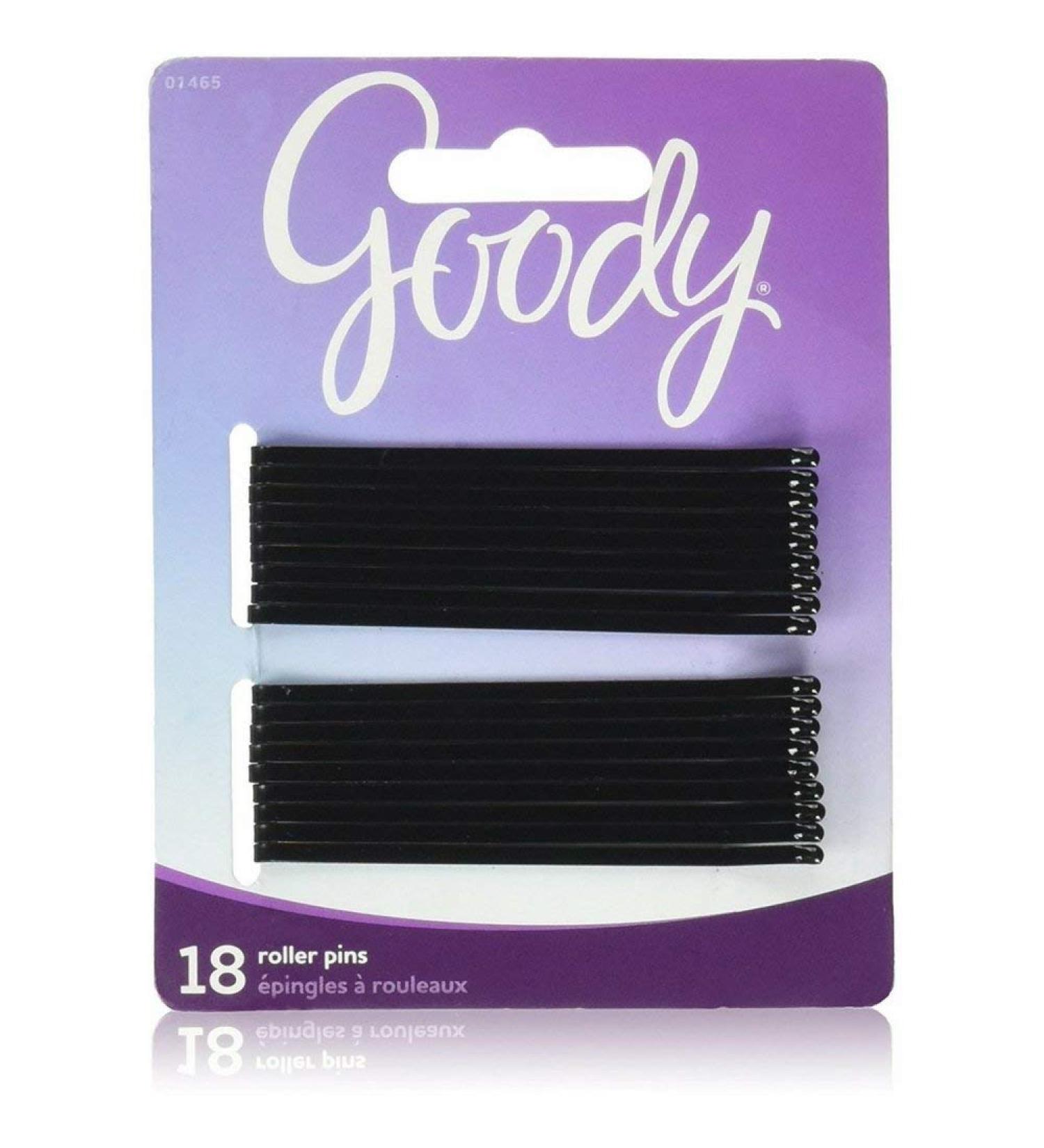 Goody Black Roller Pins (3 inches 18 each) ( 2-Pack of 18)