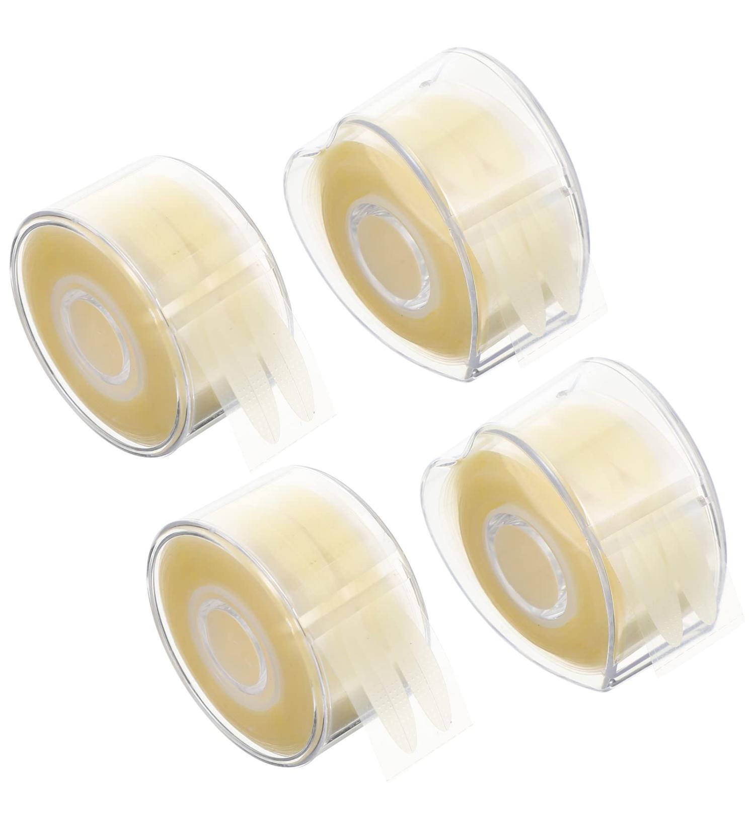 Mikinona Makeup 4 Rolls Double Eyelid Stickers Invisible Double Eyelid Sticker Breathable Eyelid Stickers Woman Reel - Buy Online on SooperMarket.com