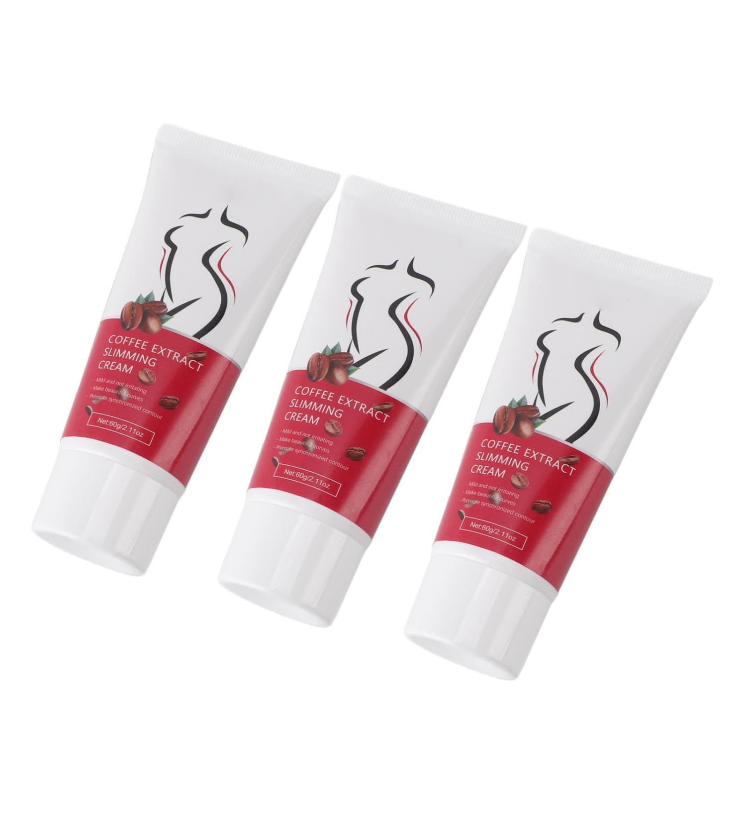 Cellulite Fat Burning Cream Coffee Extract Slimming Cream for Calorie Burn Skin Revitalization and Moisturizing 60g (3 Pack) with Healthy Look - Buy Online on SooperMarket.com