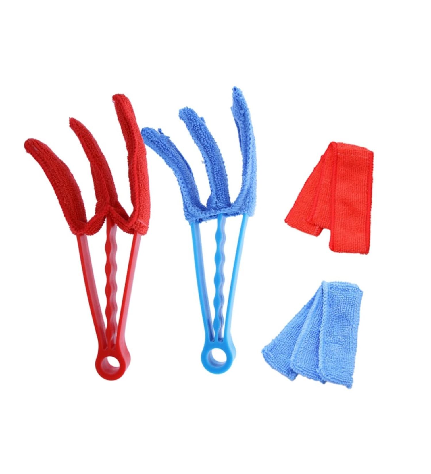 HOMSFOU Cleaning Brush 4 Pcs Brush Window Blind Cleaner Washable Window Cleaner Shutter Cleaner Window Duster Multifunctional Cleaner Blinds Cleaner Fence Air Conditioner - Buy Online on SooperMarket.com