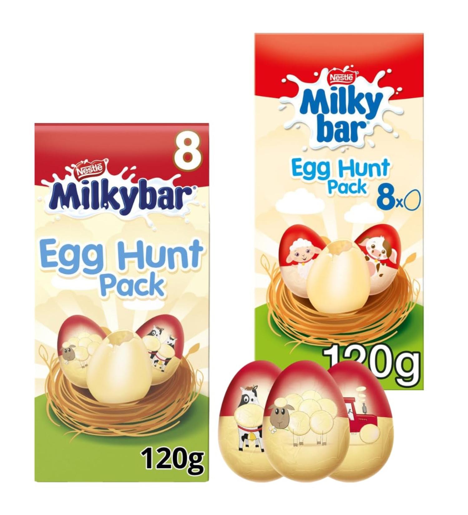 Easter Egg Hunt Bundle With Milkybar Egg Hunt Pack 120g (2 Pack)