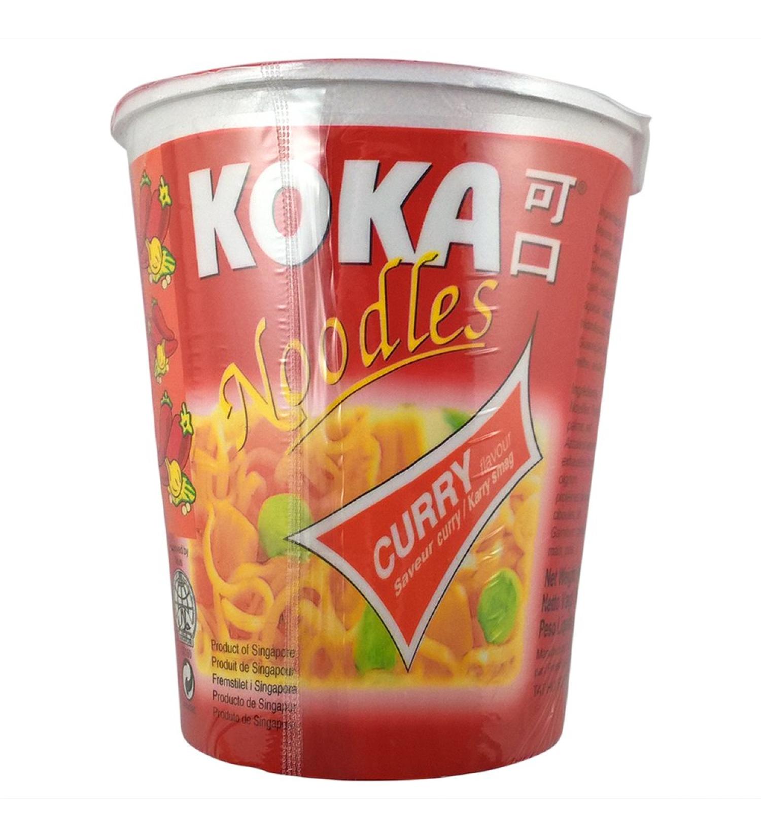 Koka Noodles Pot Curry Flavour - 12 x 70g
