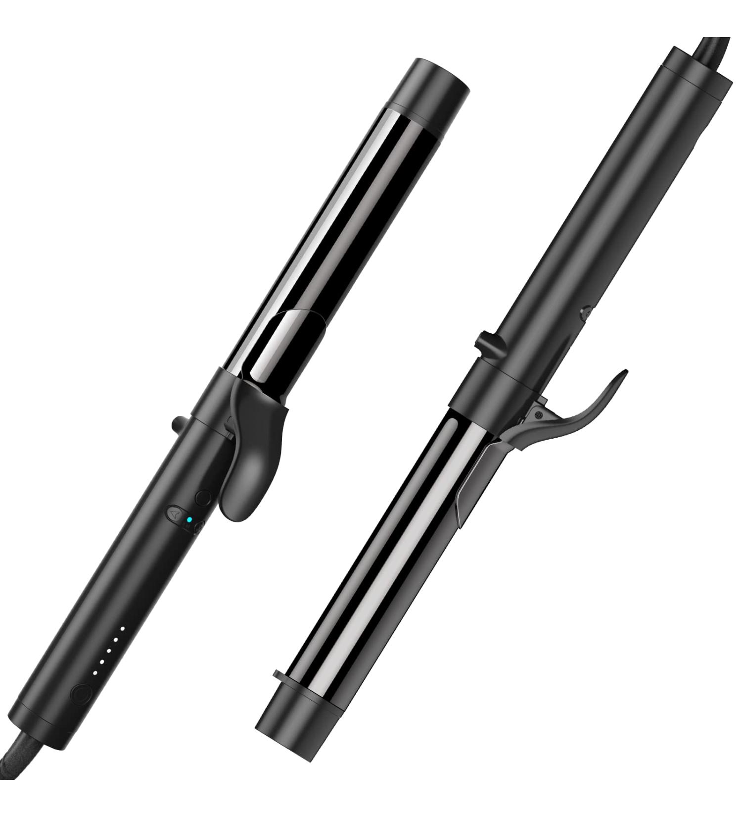 TYMO ROTA Automatic Curling Iron Wand 1.25 Inch - Ionic Rotating Hair Curler for Long Hair - Nano Titanium Barrel - 5 Adjustable Temps - Professional Hair Styling - Buy Online on SooperMarket.com
